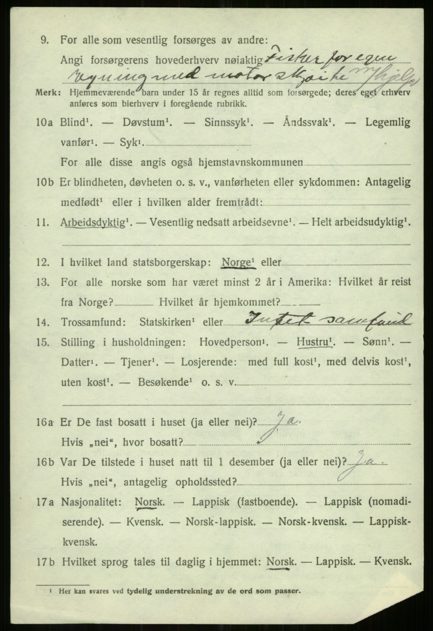 SATØ, Folketelling 1920 for 1935 Helgøy herred, 1920, s. 1934