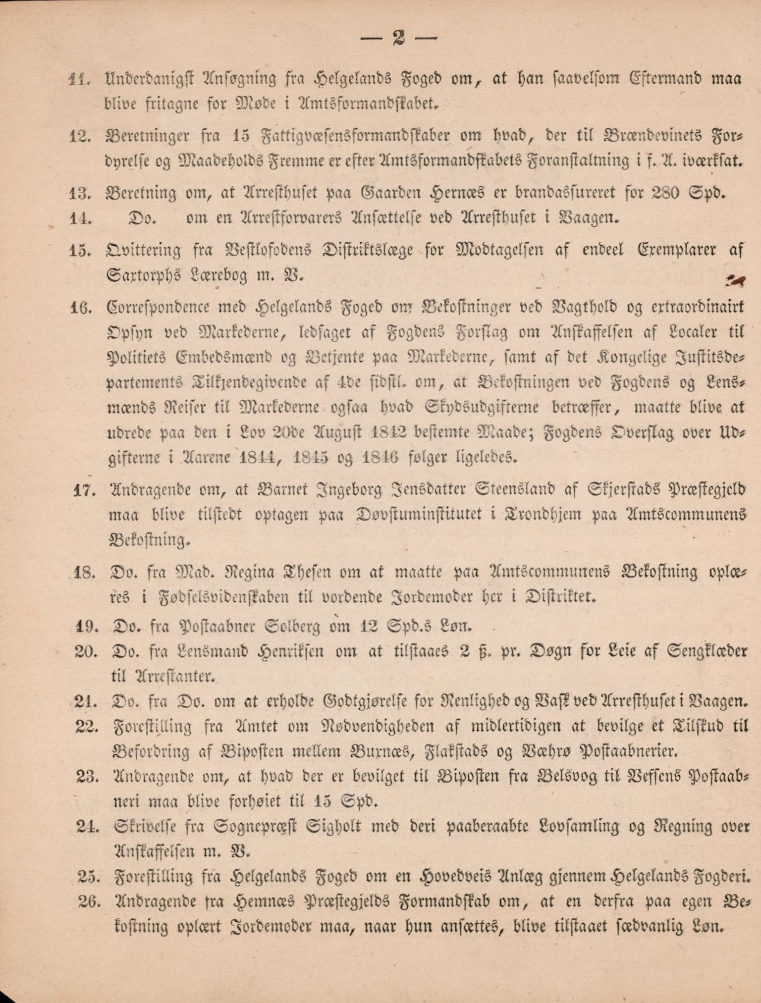 Nordland Fylkeskommune. Fylkestinget, AIN/NFK-17/176/A/Ac/L0002: Fylkestingsforhandlinger 1839-1848, 1839-1848