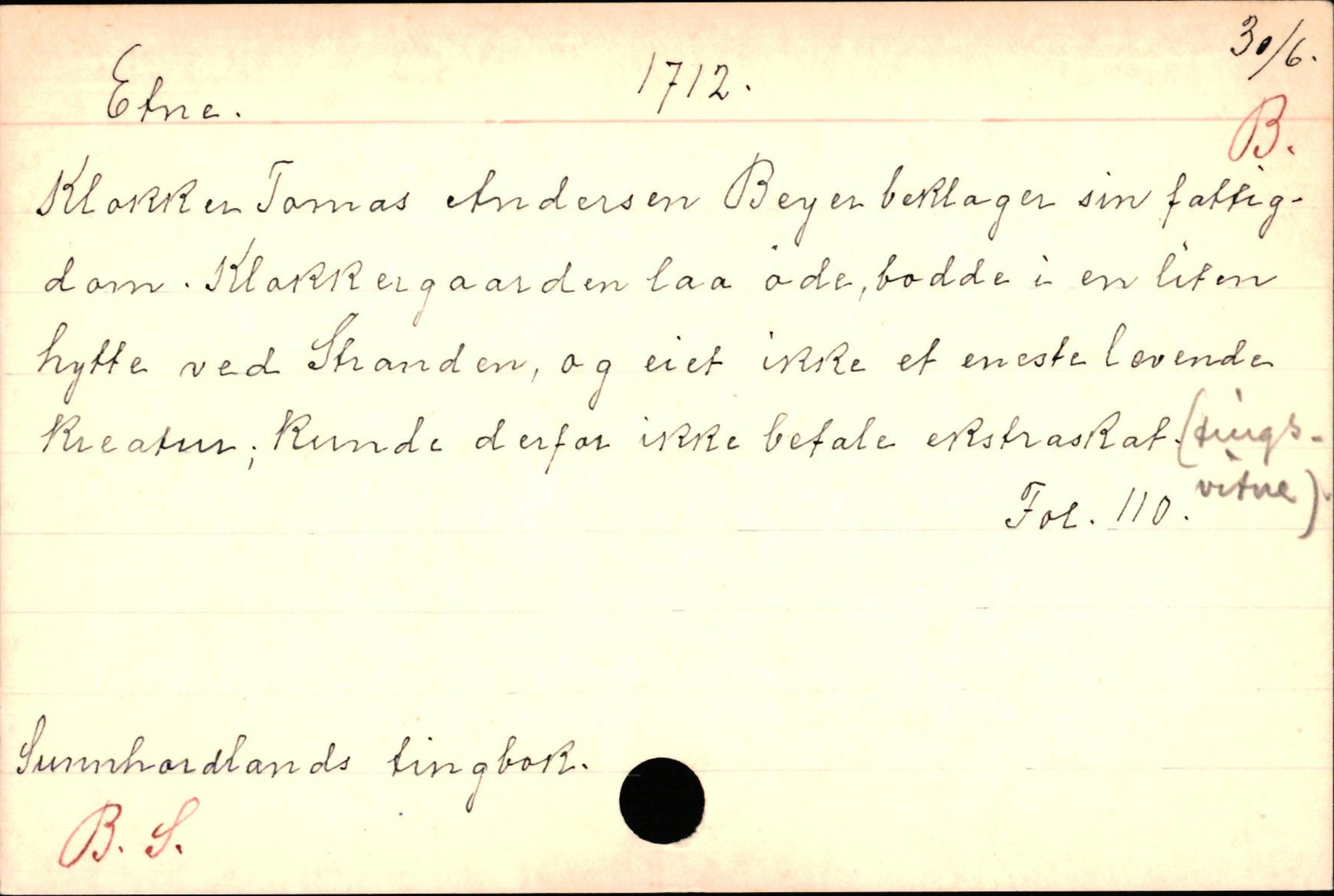 Haugen, Johannes - lærer, AV/SAB-SAB/PA-0036/01/L0001: Om klokkere og lærere, 1521-1904, s. 3718