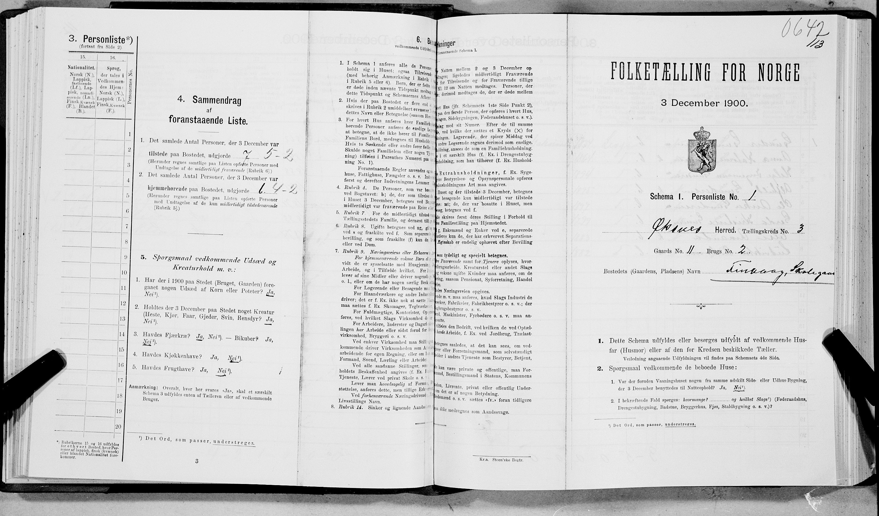 SAT, Folketelling 1900 for 1868 Øksnes herred, 1900, s. 135