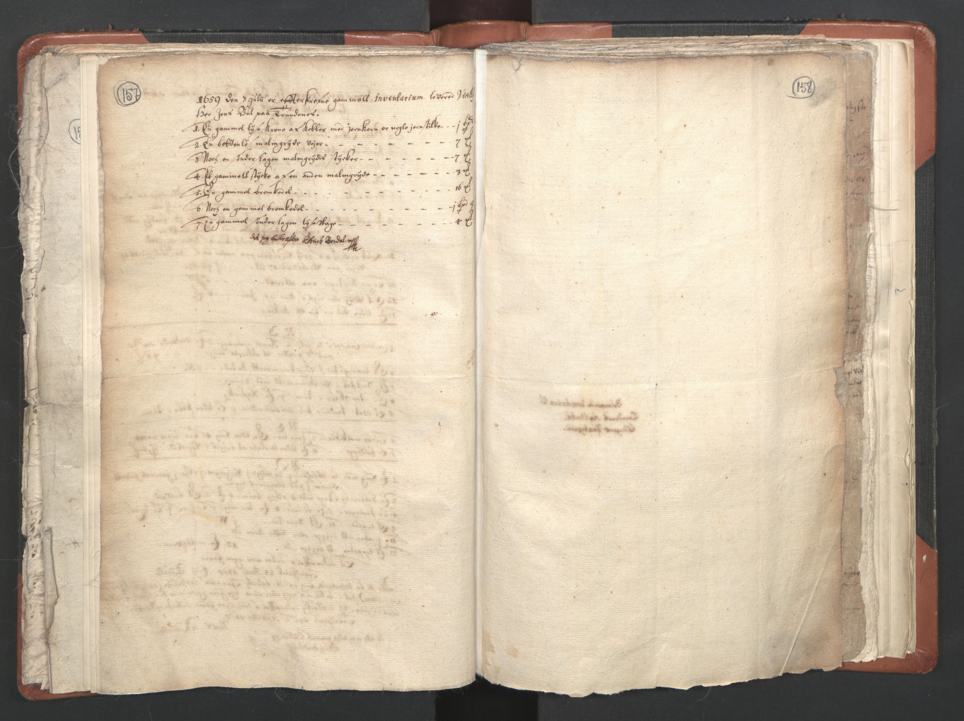 RA, Sogneprestenes manntall 1664-1666, nr. 36: Lofoten og Vesterålen prosti, Senja prosti og Troms prosti, 1664-1666, s. 157-158