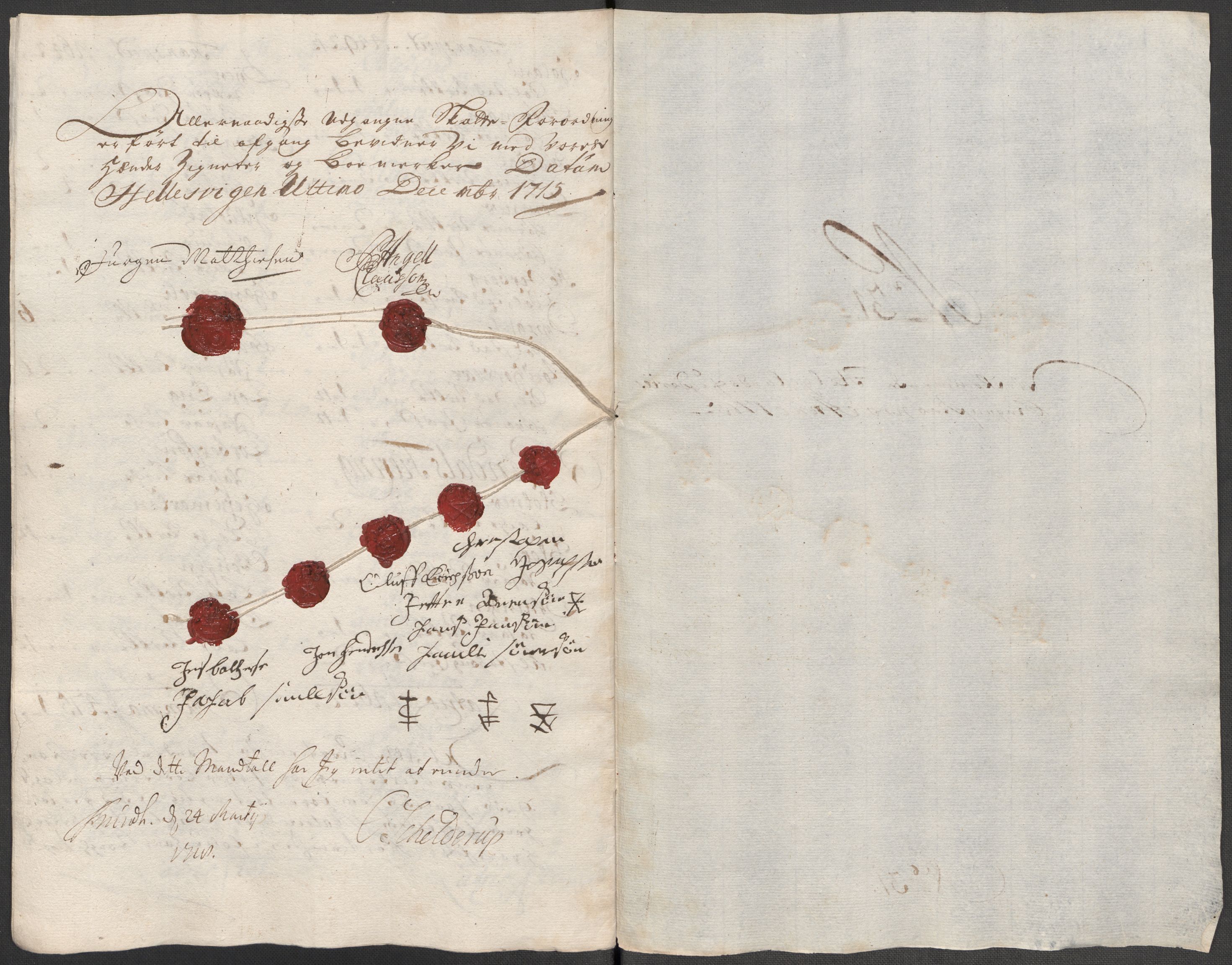 Rentekammeret inntil 1814, Reviderte regnskaper, Fogderegnskap, RA/EA-4092/R65/L4513: Fogderegnskap Helgeland, 1714-1715, s. 654