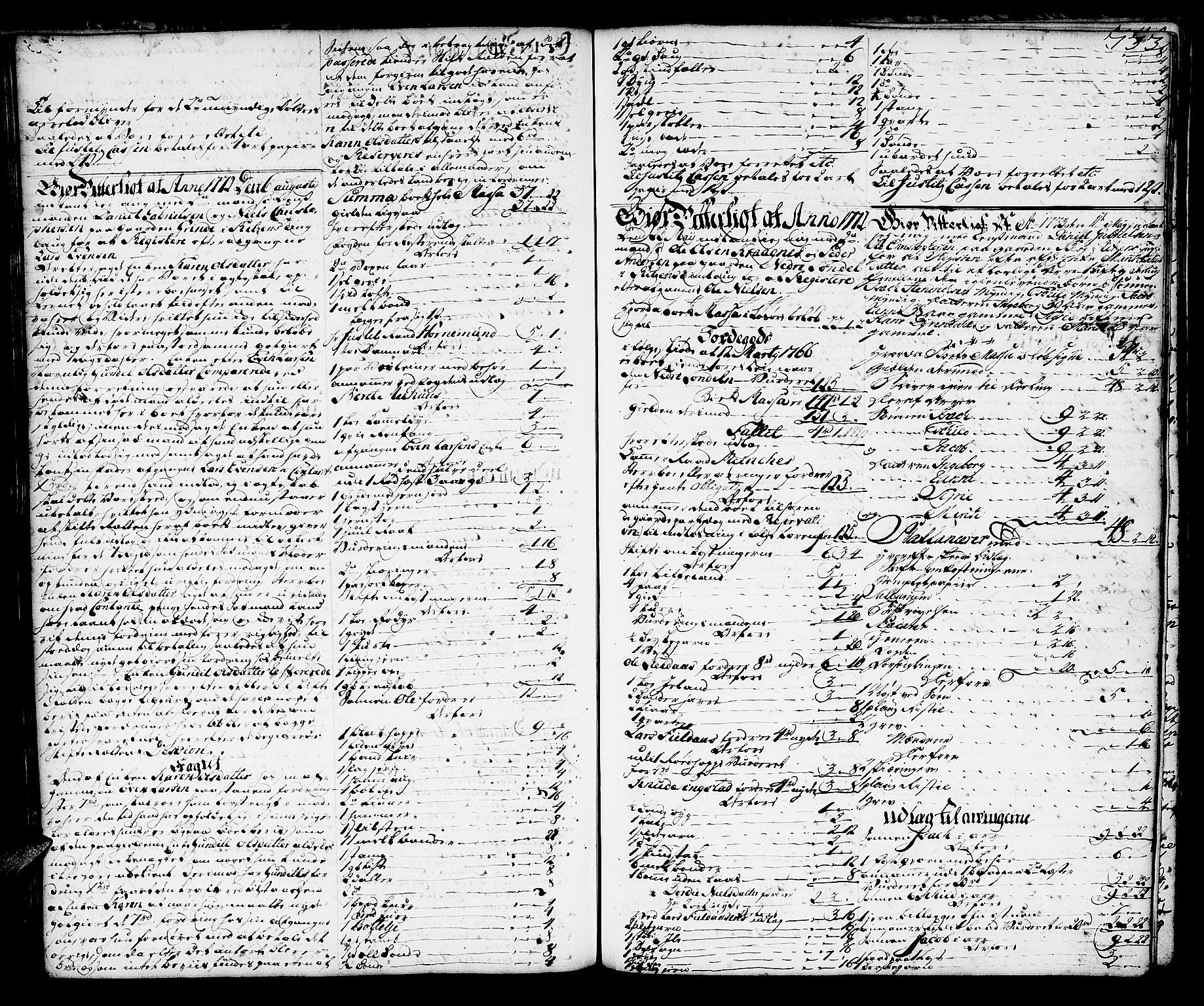 Fosen sorenskriveri, AV/SAT-A-1107/1/3/3A/L0010: Skifteprotokoll nr. 9b, 1763-1783, s. 732b-733a