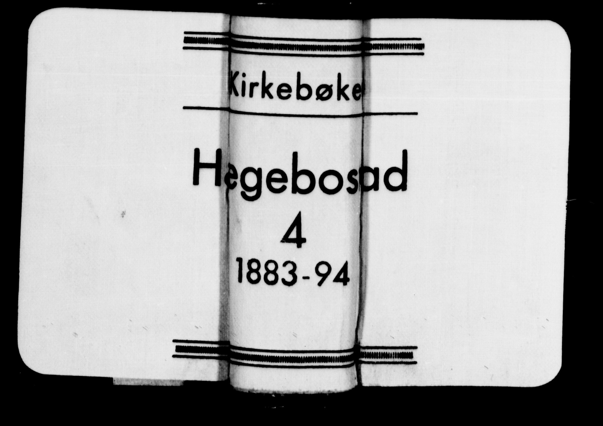 Hægebostad sokneprestkontor, AV/SAK-1111-0024/F/Fb/Fba/L0003: Klokkerbok nr. B 3, 1883-1896