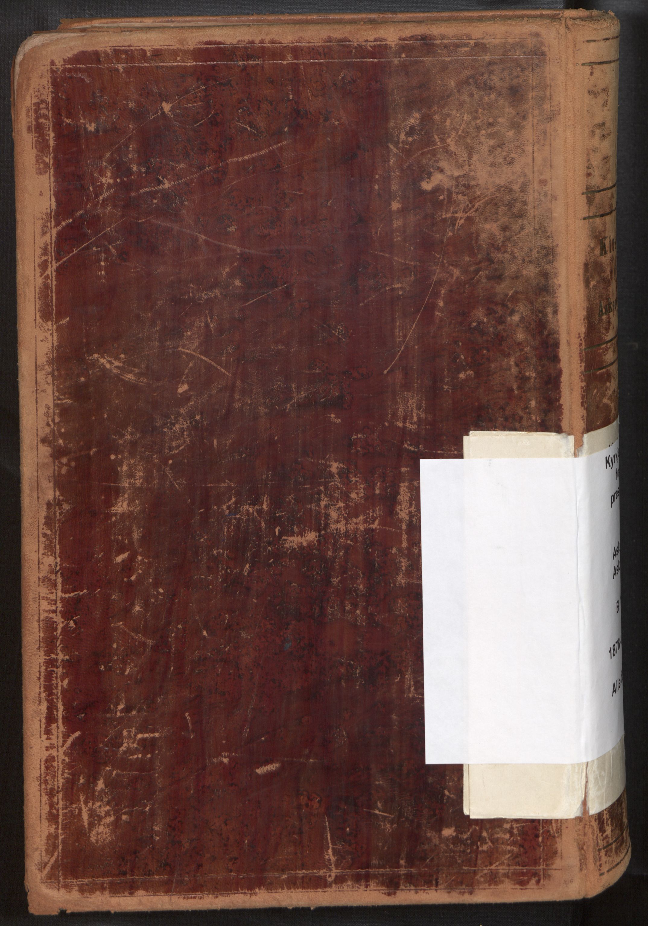 Askøy Sokneprestembete, AV/SAB-A-74101/H/Ha/Haa/Haab/L0001: Ministerialbok nr. B 1, 1878-1889