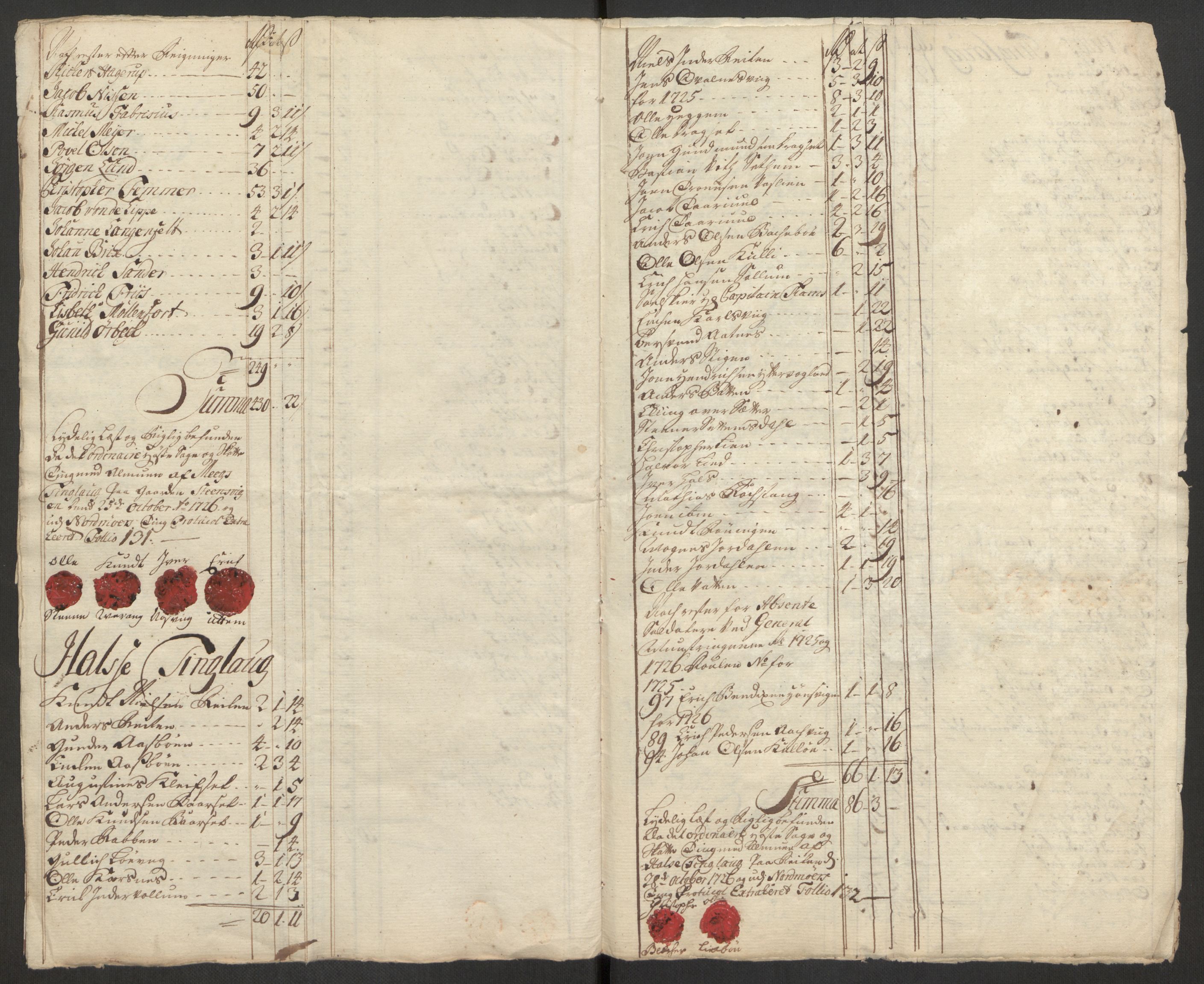 Rentekammeret inntil 1814, Reviderte regnskaper, Fogderegnskap, RA/EA-4092/R56/L3759: Fogderegnskap Nordmøre, 1726, s. 299