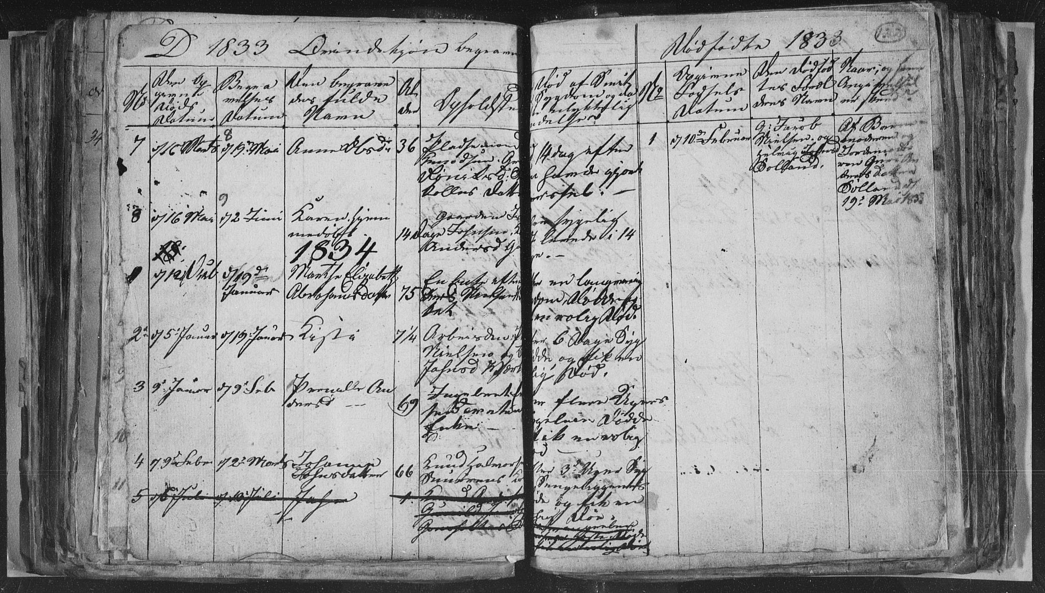 Siljan kirkebøker, AV/SAKO-A-300/G/Ga/L0001: Klokkerbok nr. 1, 1827-1847, s. 122