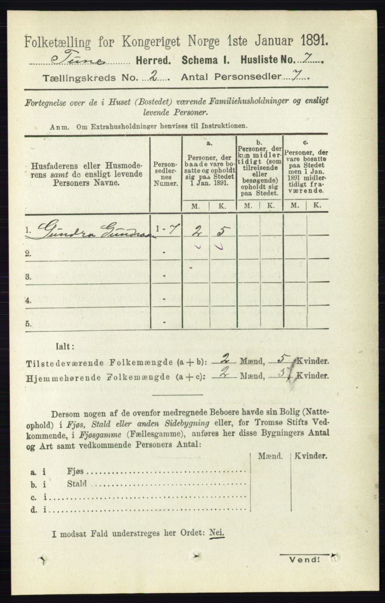 RA, Folketelling 1891 for 0130 Tune herred, 1891, s. 636