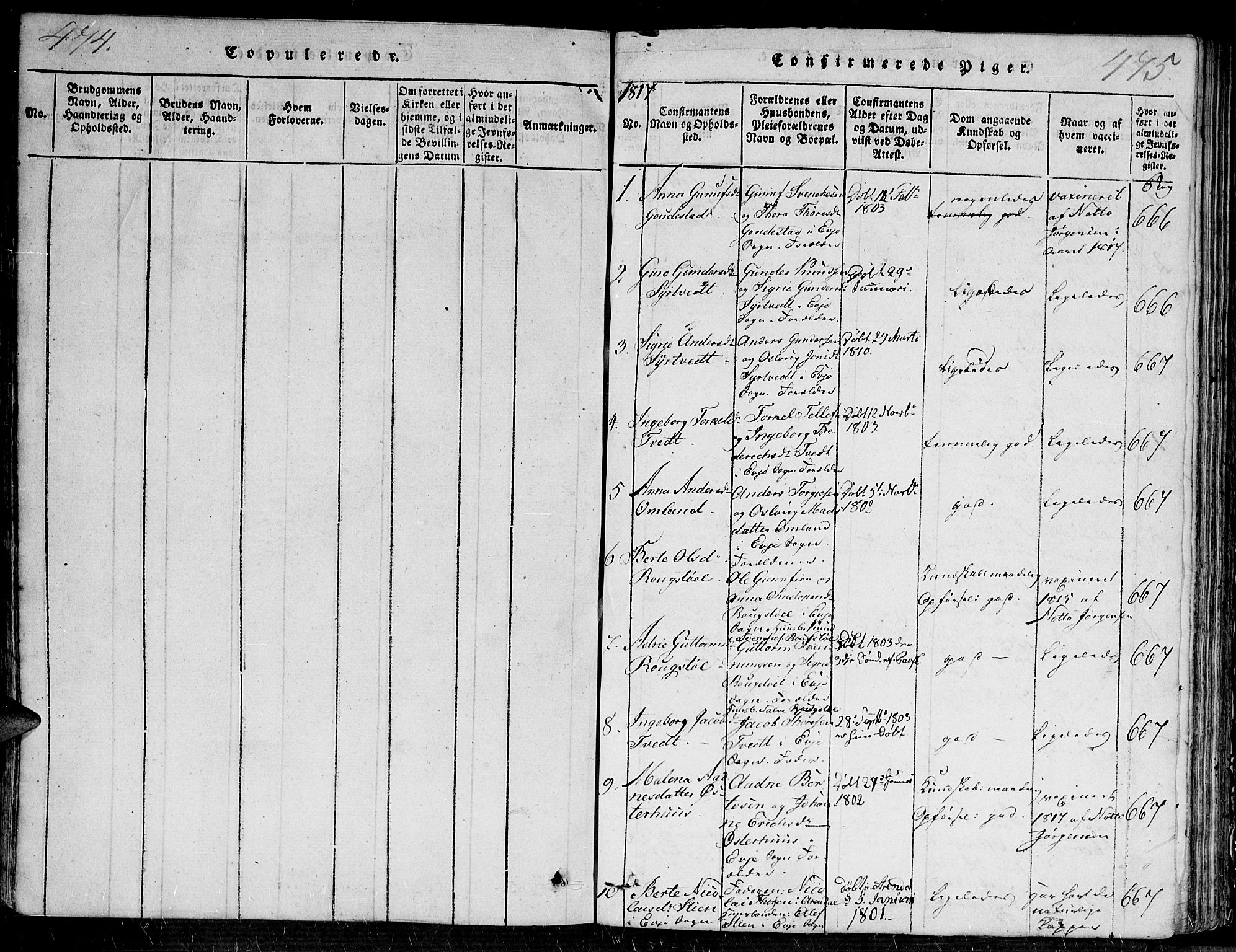 Evje sokneprestkontor, SAK/1111-0008/F/Fa/Faa/L0004: Ministerialbok nr. A 4, 1816-1840, s. 474-475