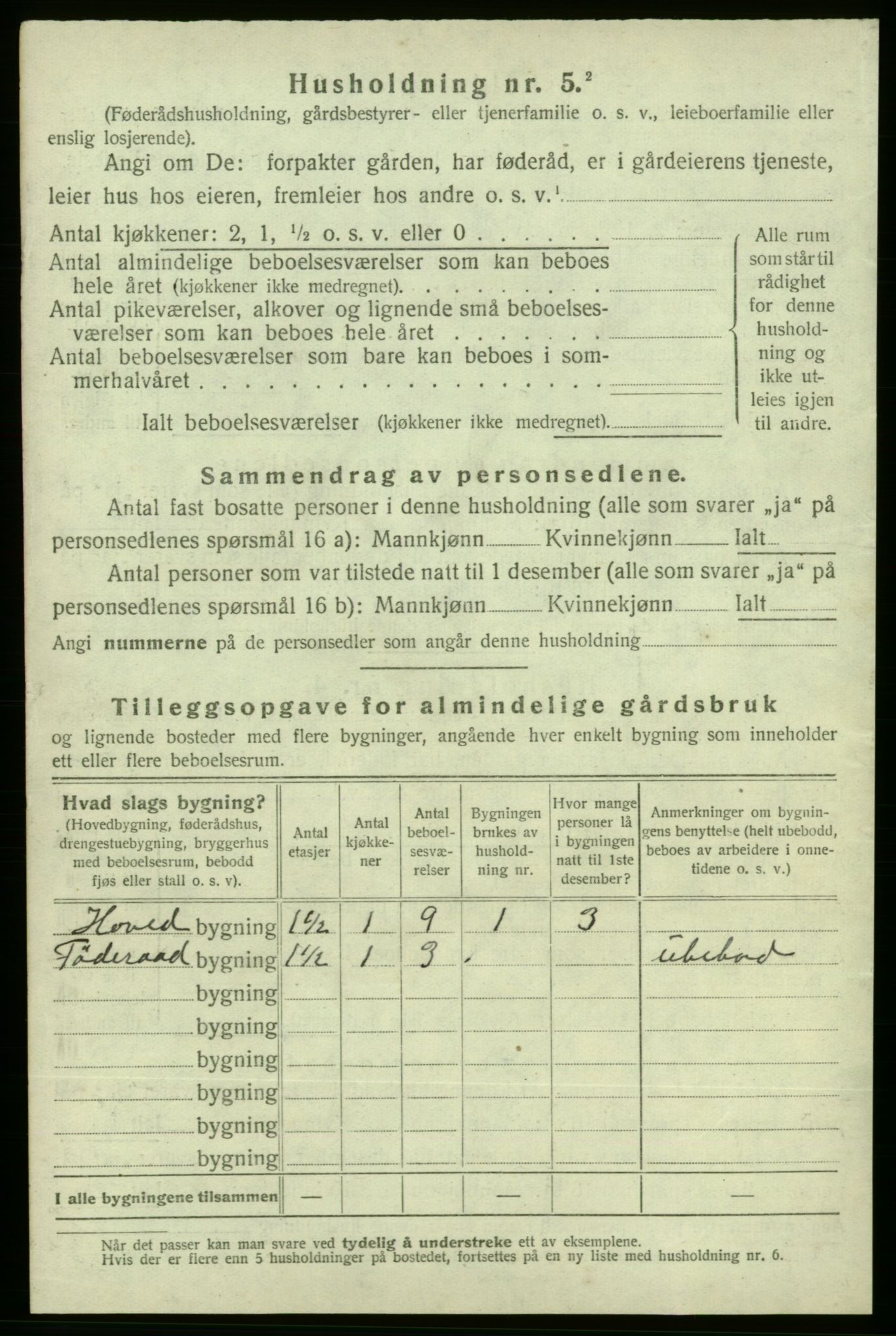 SAB, Folketelling 1920 for 1212 Skånevik herred, 1920, s. 2113