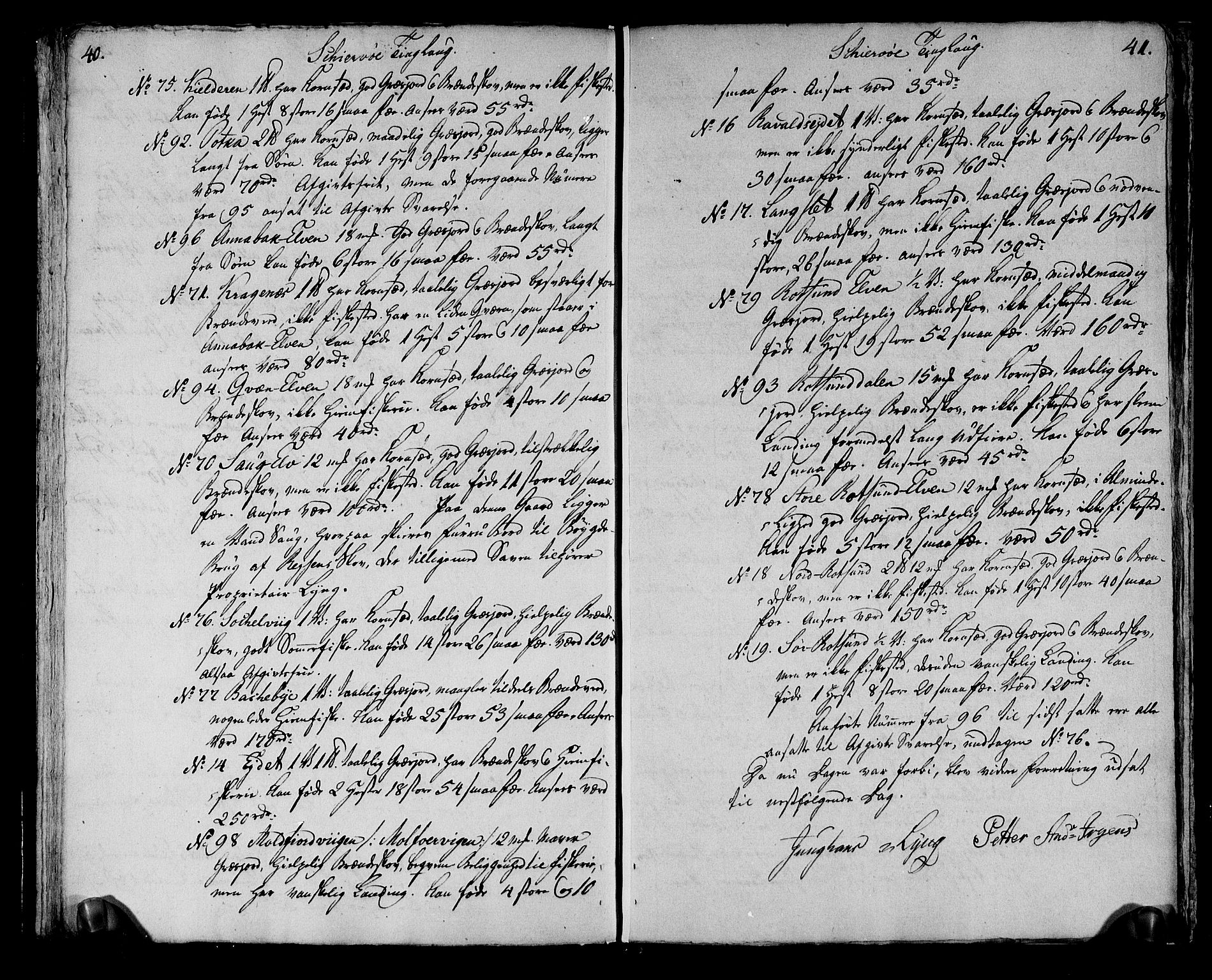 Rentekammeret inntil 1814, Realistisk ordnet avdeling, AV/RA-EA-4070/N/Ne/Nea/L0166: Senja og Tromsø fogderi. Deliberasjonsprotokoll for Tromsø, 1803, s. 23