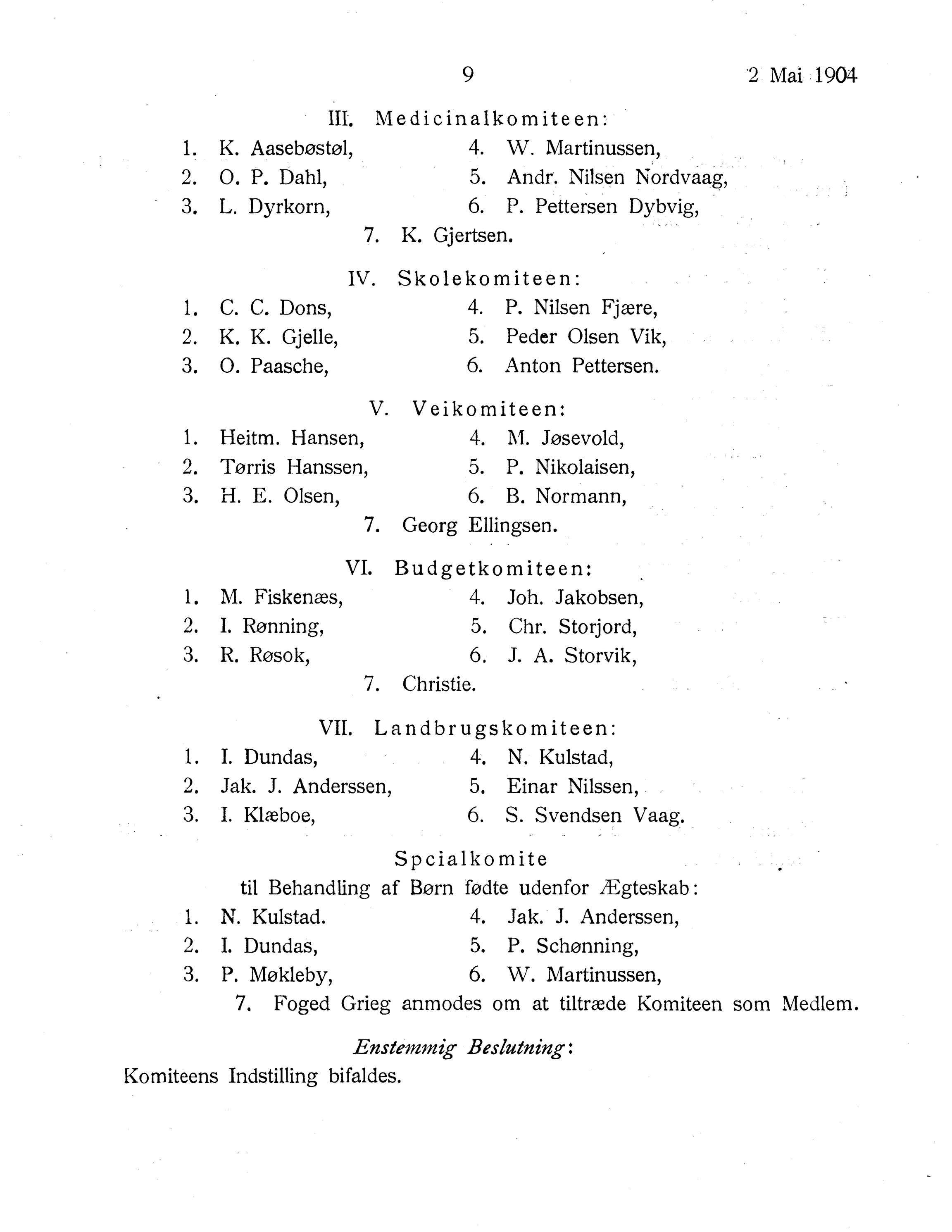 Nordland Fylkeskommune. Fylkestinget, AIN/NFK-17/176/A/Ac/L0027: Fylkestingsforhandlinger 1904, 1904