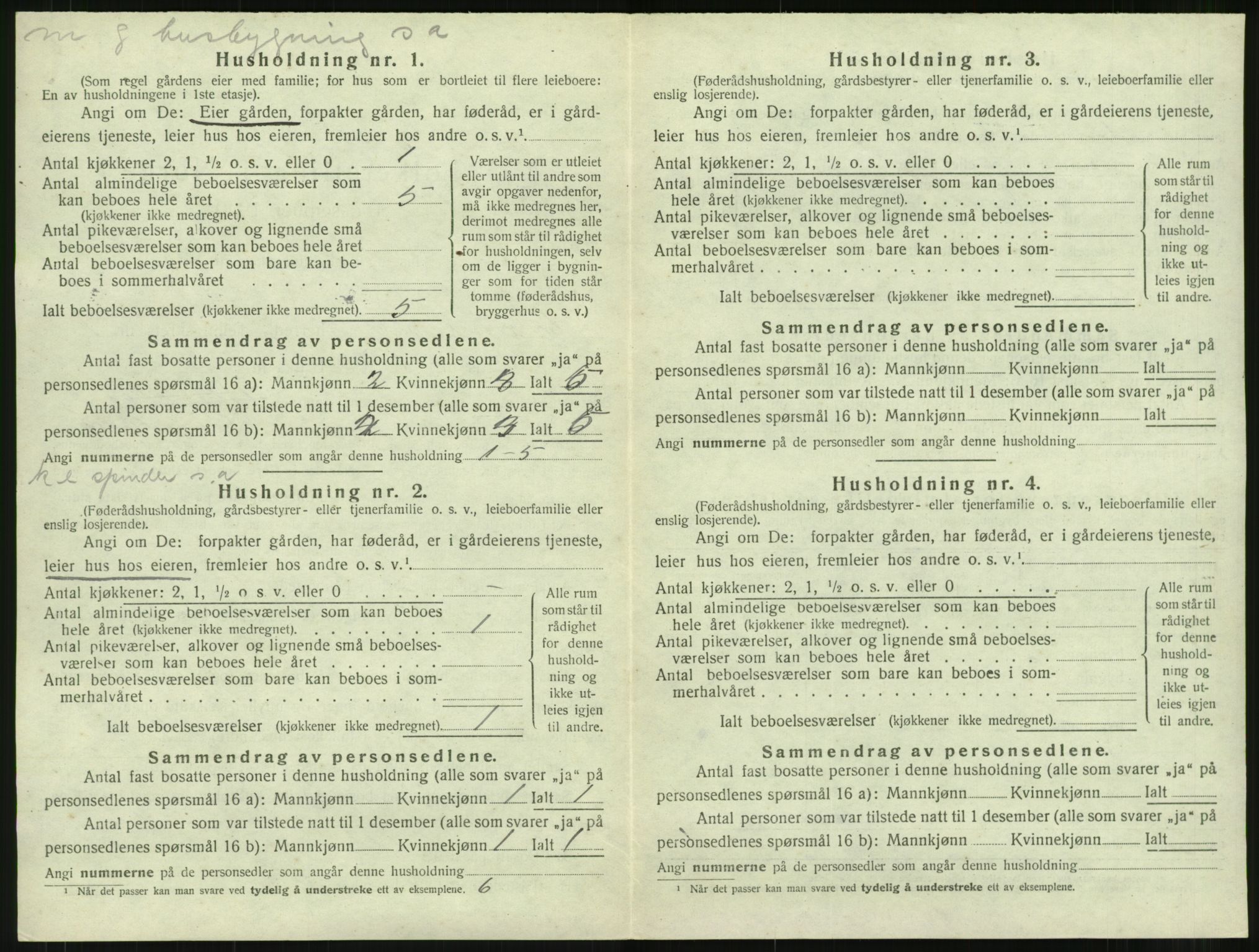 SAT, Folketelling 1920 for 1554 Bremsnes herred, 1920, s. 1152