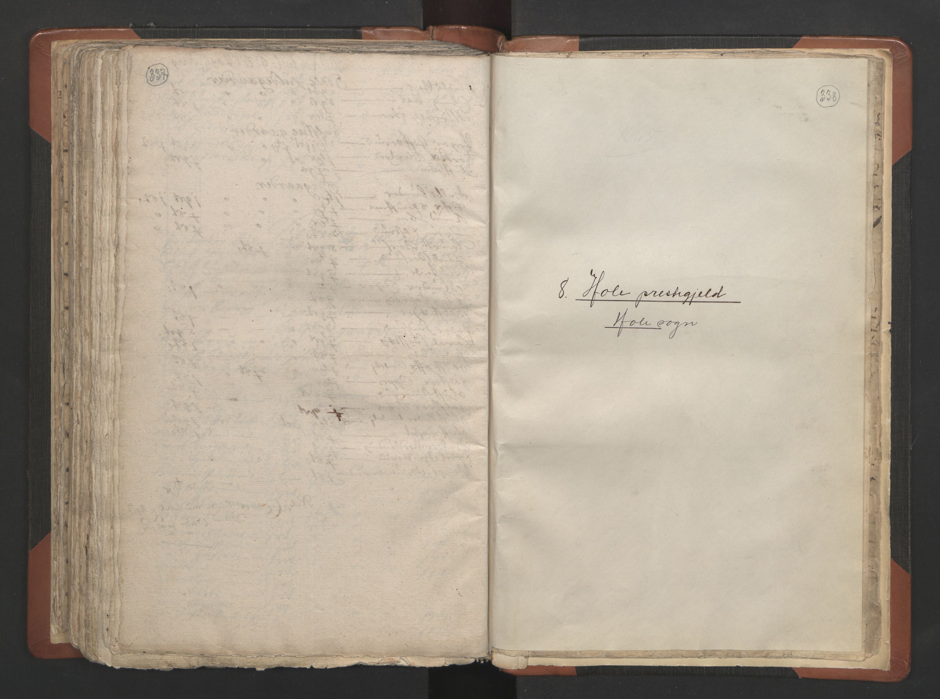RA, Sogneprestenes manntall 1664-1666, nr. 7: Hadeland prosti, 1664-1666, s. 337-338