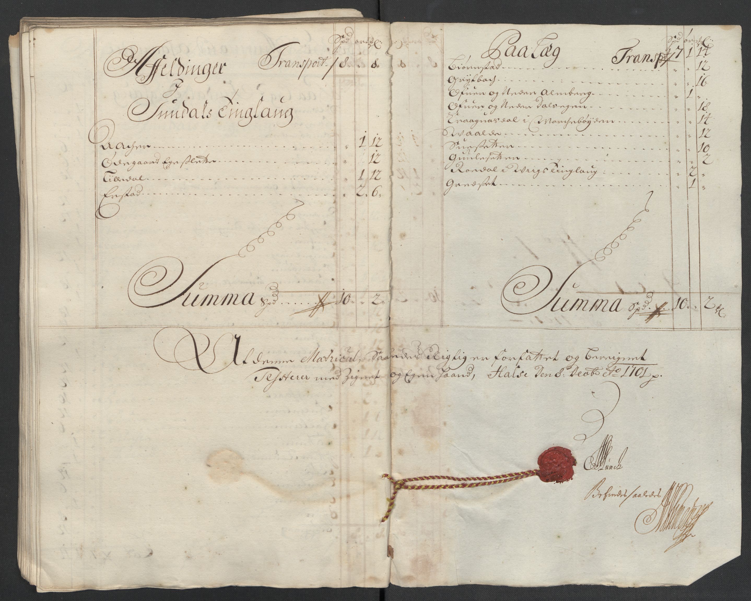 Rentekammeret inntil 1814, Reviderte regnskaper, Fogderegnskap, AV/RA-EA-4092/R56/L3739: Fogderegnskap Nordmøre, 1700-1702, s. 206