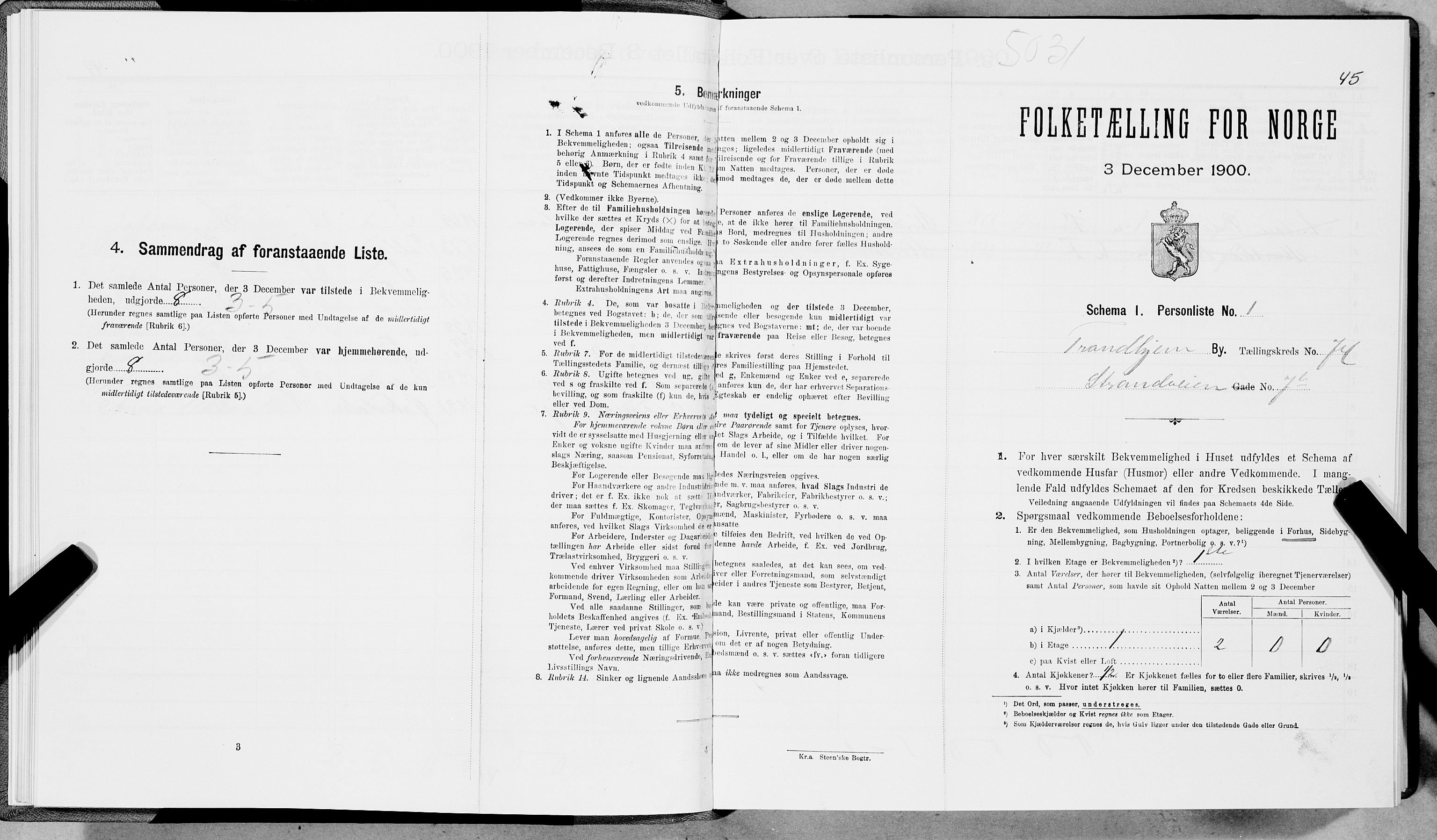 SAT, Folketelling 1900 for 1601 Trondheim kjøpstad, 1900, s. 14474