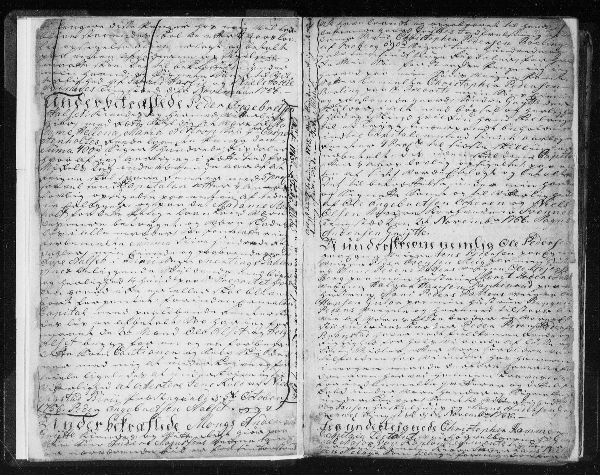 Toten tingrett, SAH/TING-006/H/Hb/Hba/L0002a: Pantebok nr. 2a, 1756-1768, s. 4
