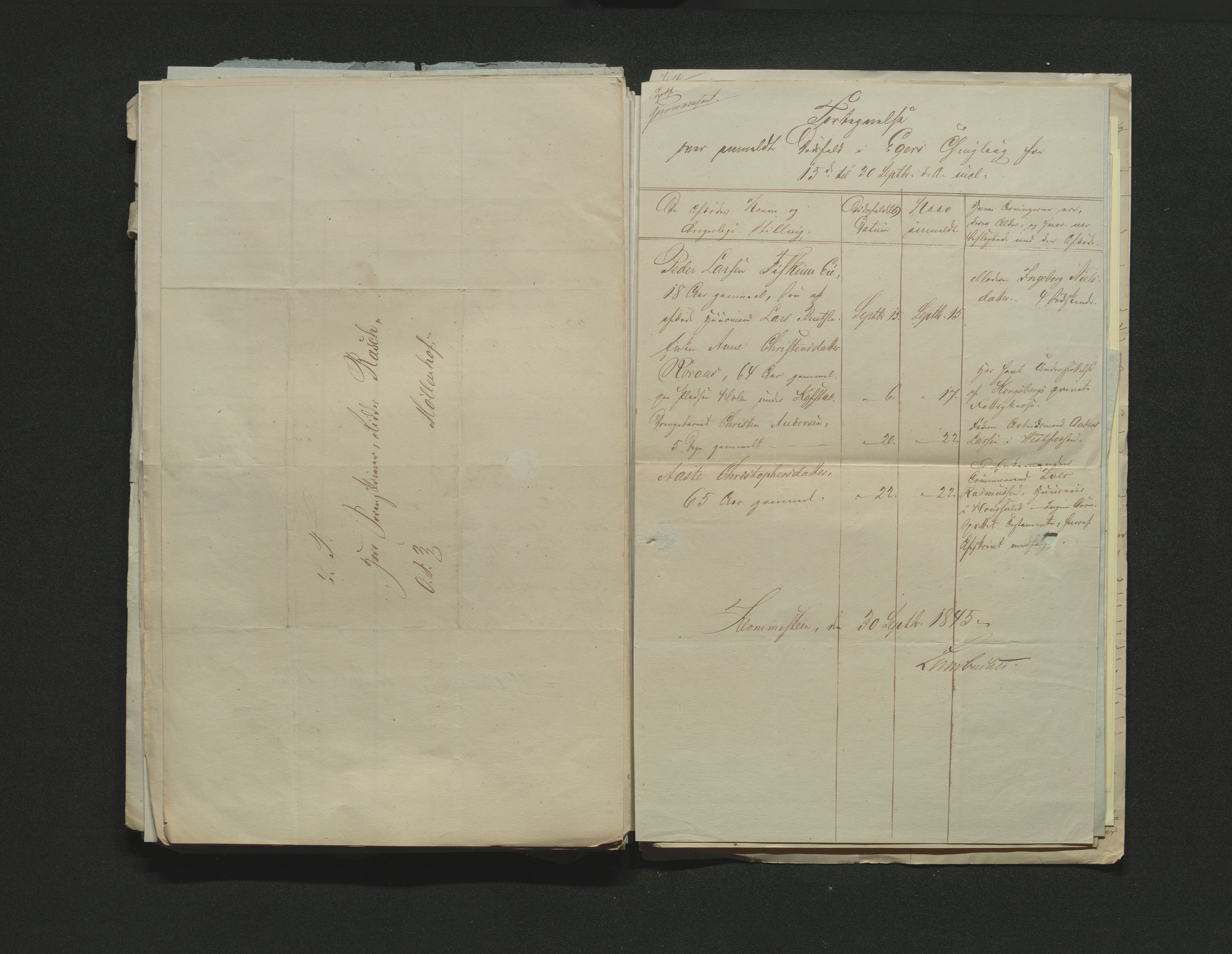 Eiker, Modum og Sigdal sorenskriveri, AV/SAKO-A-123/H/Ha/Hab/L0006: Dødsfallsmeldinger, 1841-1845