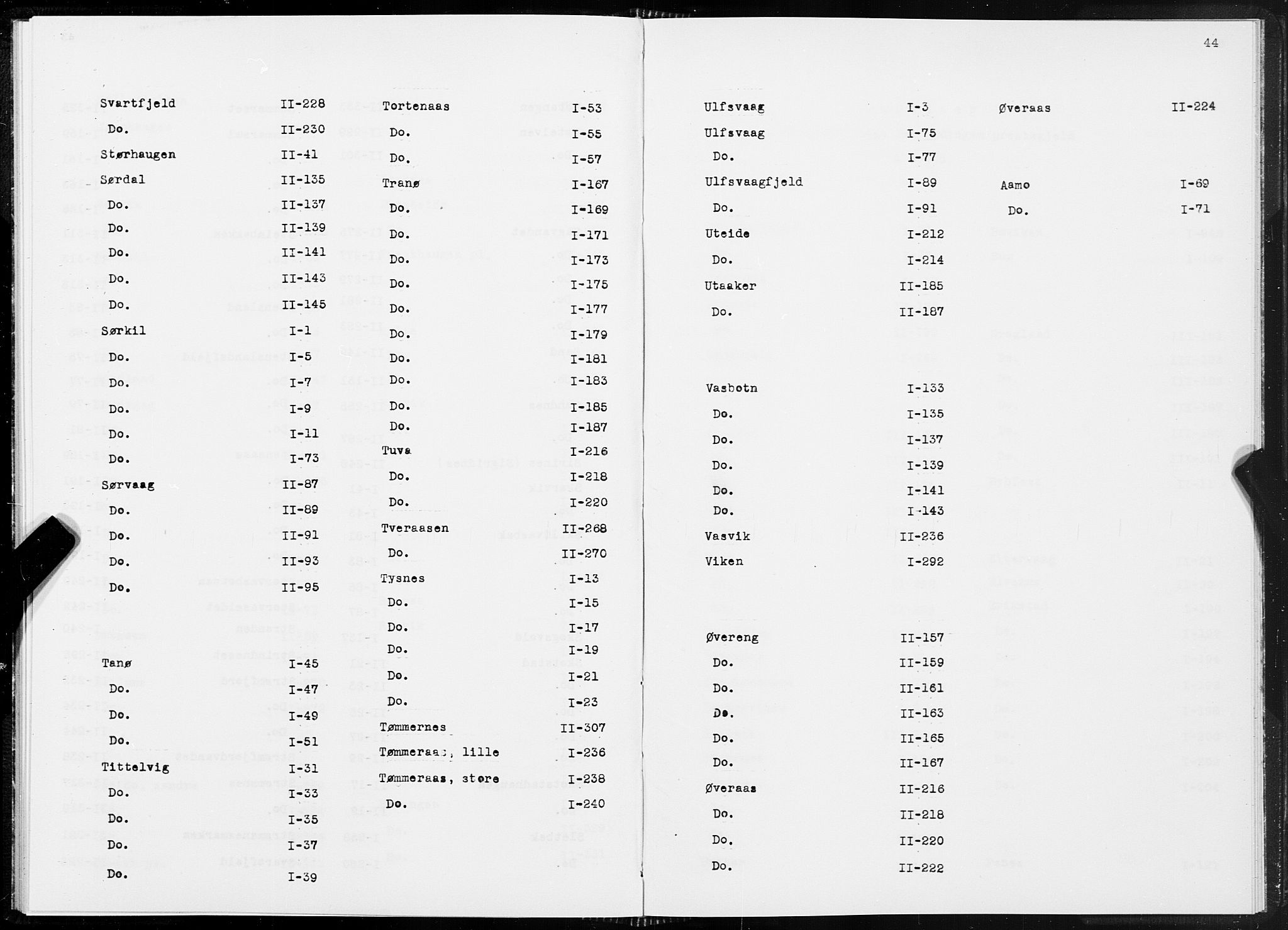 SAT, Folketelling 1875 for 1849P Hamarøy prestegjeld, 1875, s. 44