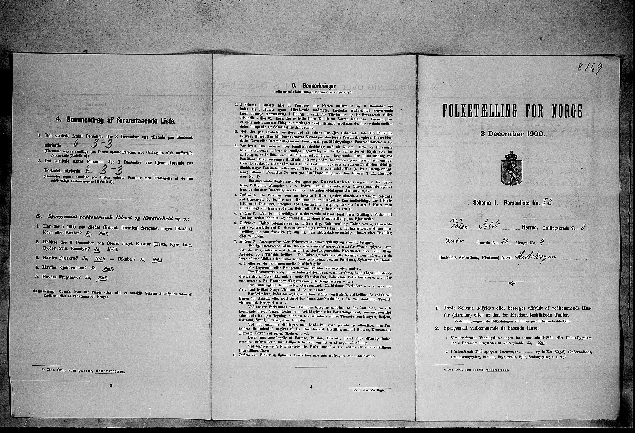SAH, Folketelling 1900 for 0426 Våler herred, 1900, s. 515