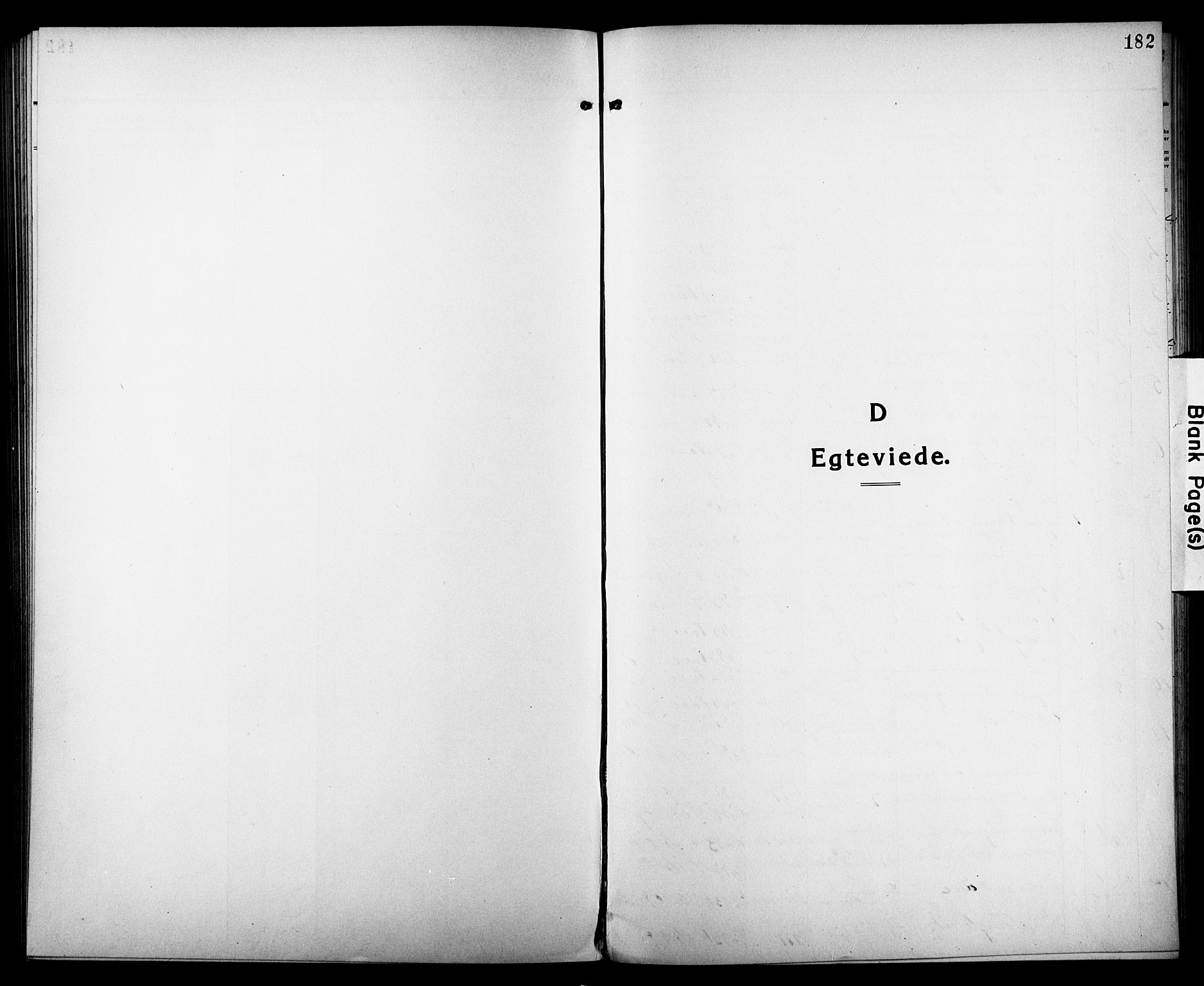 Moss prestekontor Kirkebøker, SAO/A-2003/G/Gb/L0004: Klokkerbok nr. II 4, 1920-1932, s. 182