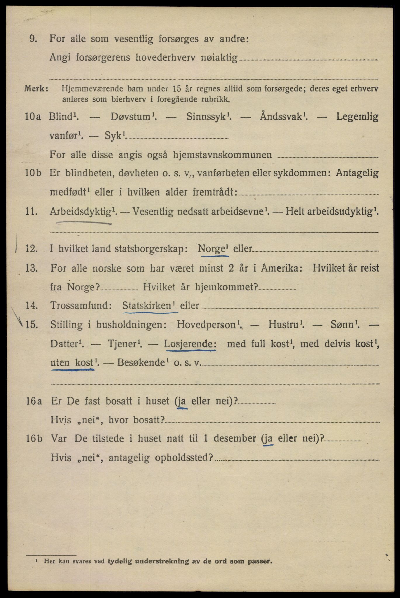 SAO, Folketelling 1920 for 0301 Kristiania kjøpstad, 1920, s. 326000