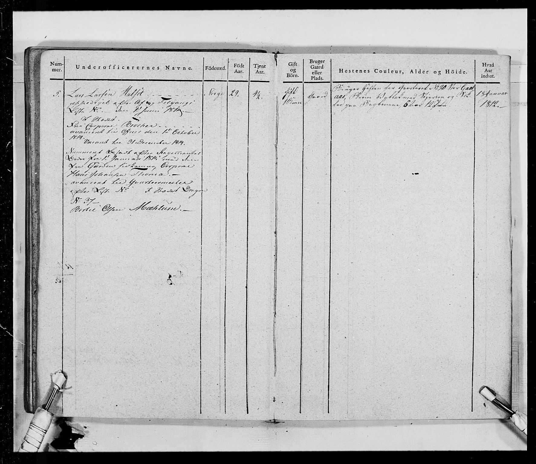 Generalitets- og kommissariatskollegiet, Det kongelige norske kommissariatskollegium, AV/RA-EA-5420/E/Eh/L0014: 3. Sønnafjelske dragonregiment, 1776-1813, s. 316