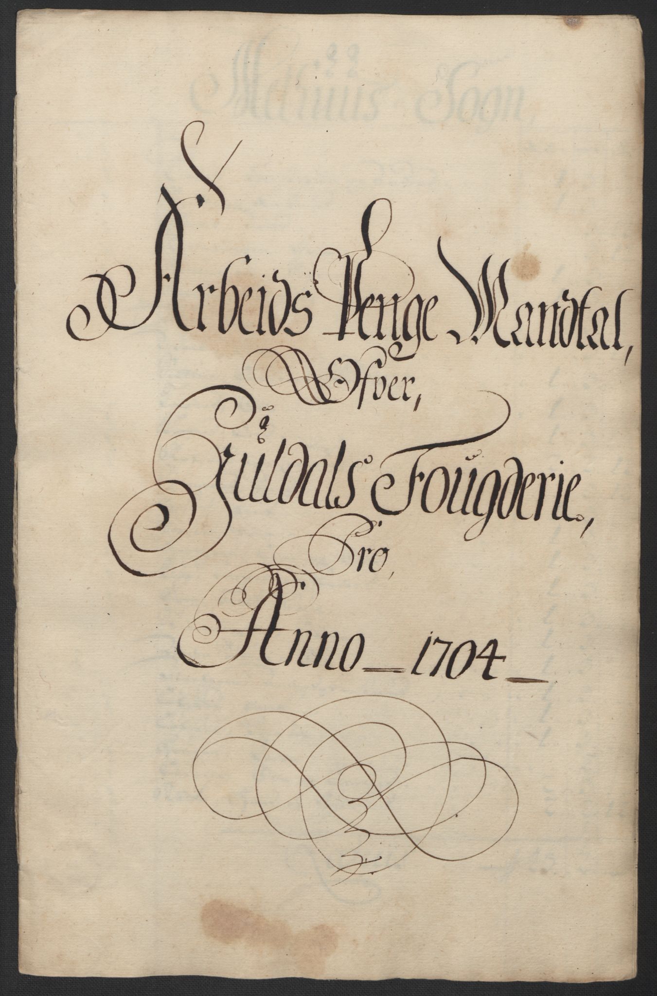 Rentekammeret inntil 1814, Reviderte regnskaper, Fogderegnskap, RA/EA-4092/R60/L3954: Fogderegnskap Orkdal og Gauldal, 1704, s. 373