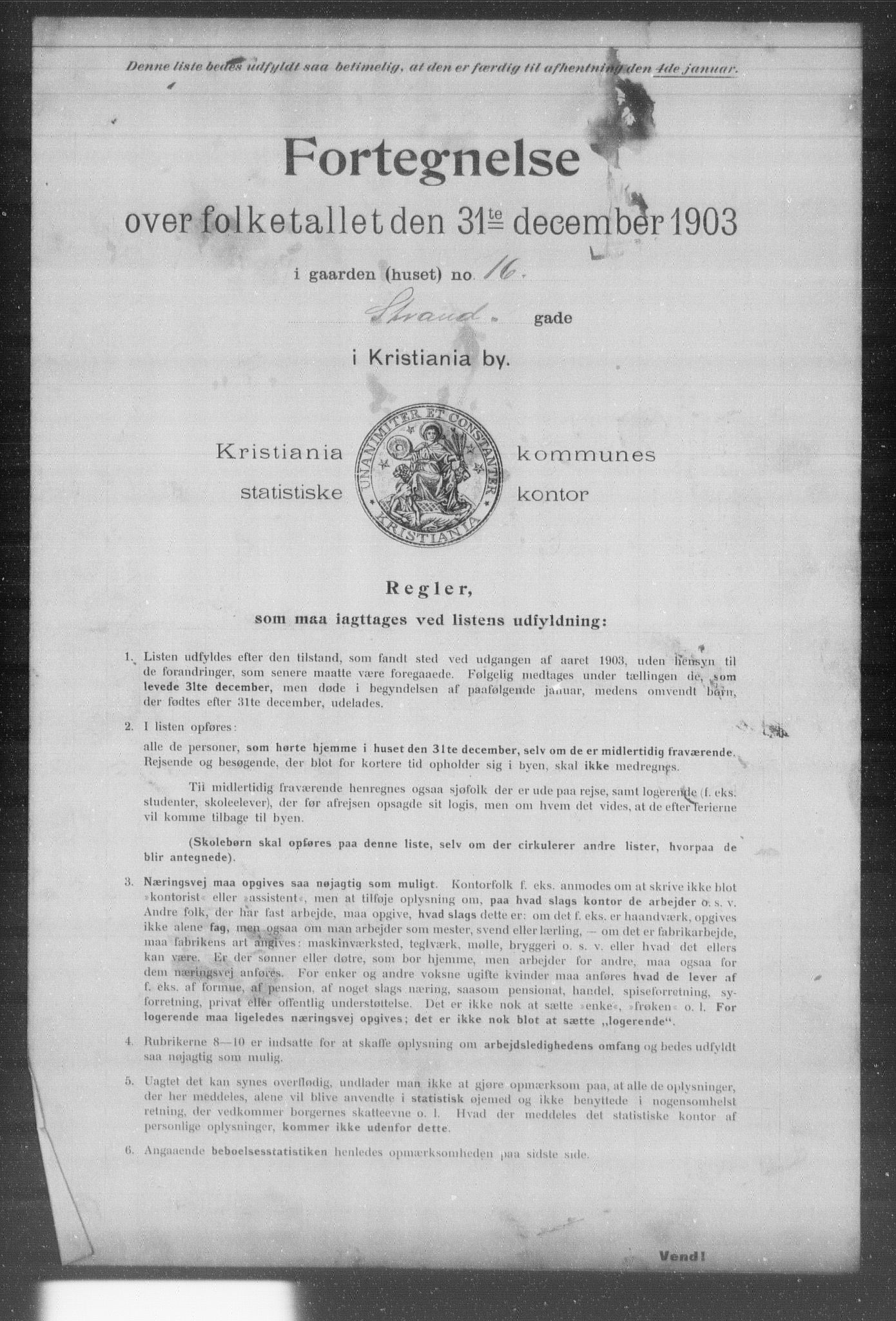 OBA, Kommunal folketelling 31.12.1903 for Kristiania kjøpstad, 1903, s. 20139