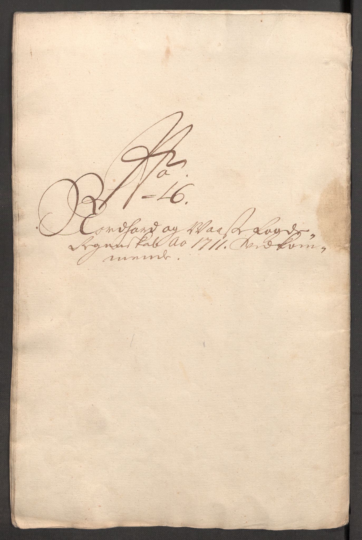 Rentekammeret inntil 1814, Reviderte regnskaper, Fogderegnskap, RA/EA-4092/R51/L3193: Fogderegnskap Nordhordland og Voss, 1711, s. 377