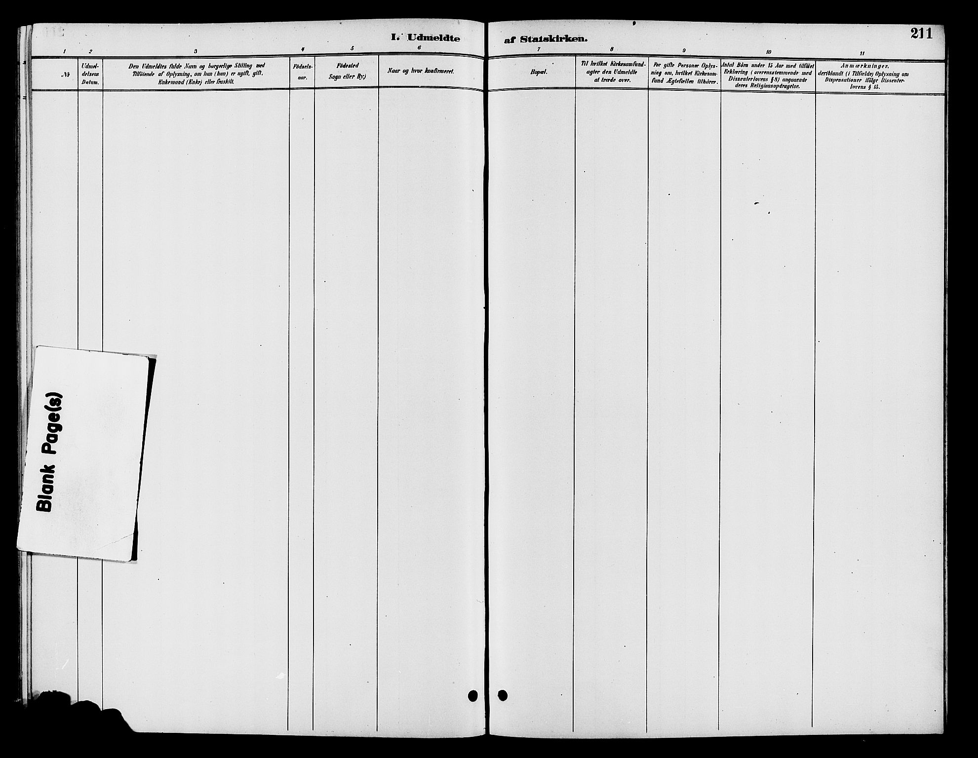 Vardal prestekontor, AV/SAH-PREST-100/H/Ha/Hab/L0009: Klokkerbok nr. 9, 1894-1902, s. 211