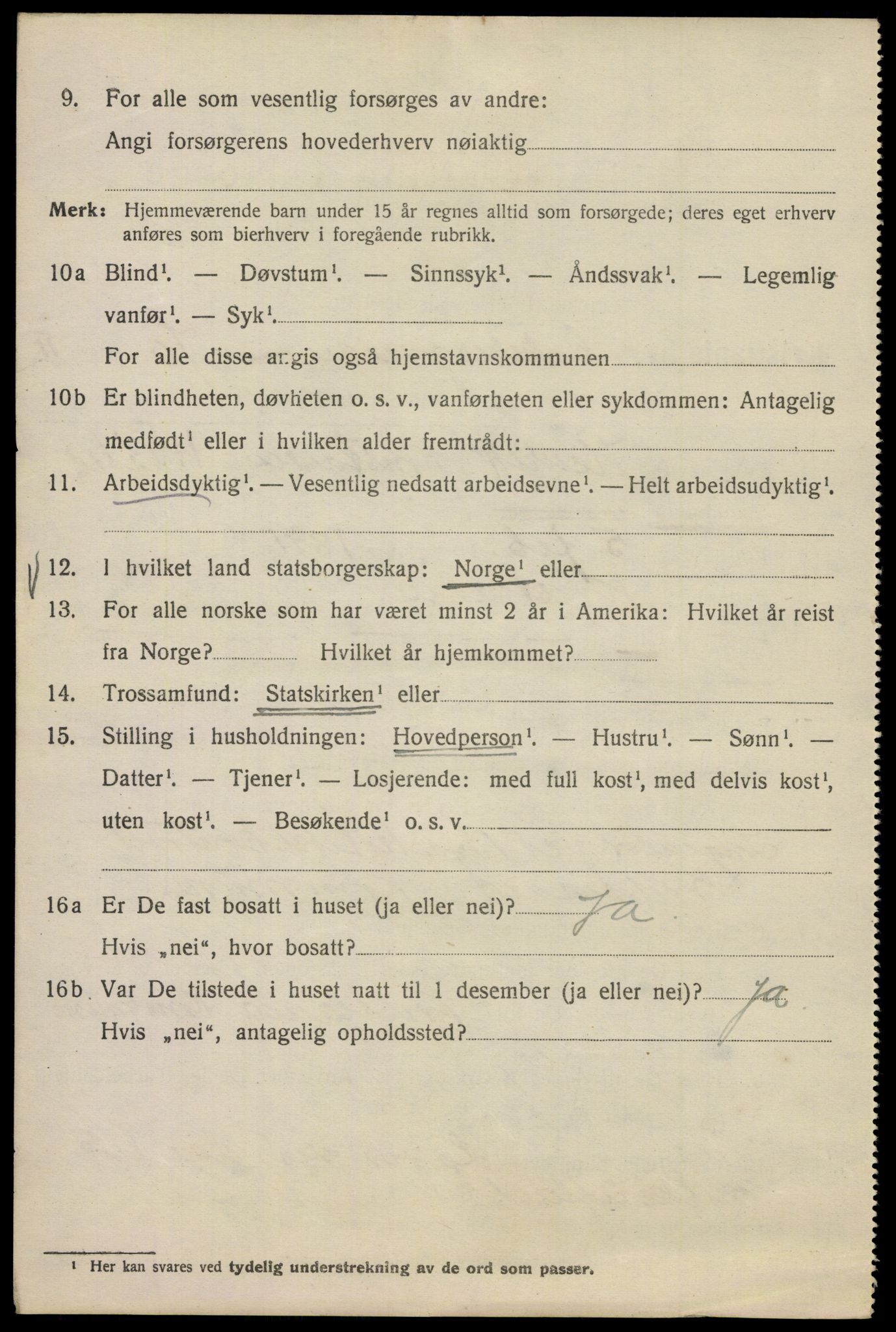 SAO, Folketelling 1920 for 0301 Kristiania kjøpstad, 1920, s. 136180