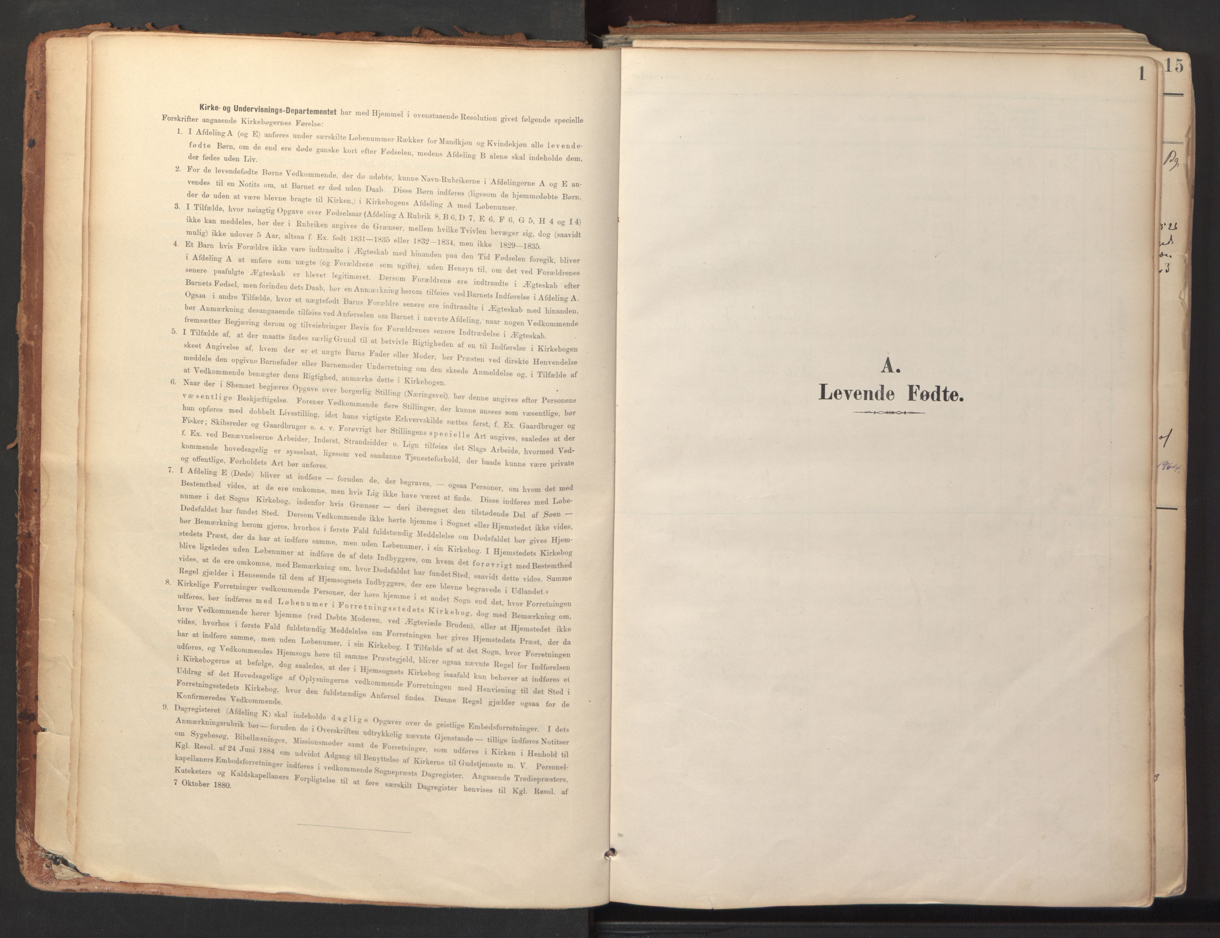 Ministerialprotokoller, klokkerbøker og fødselsregistre - Sør-Trøndelag, SAT/A-1456/689/L1041: Ministerialbok nr. 689A06, 1891-1923, s. 1