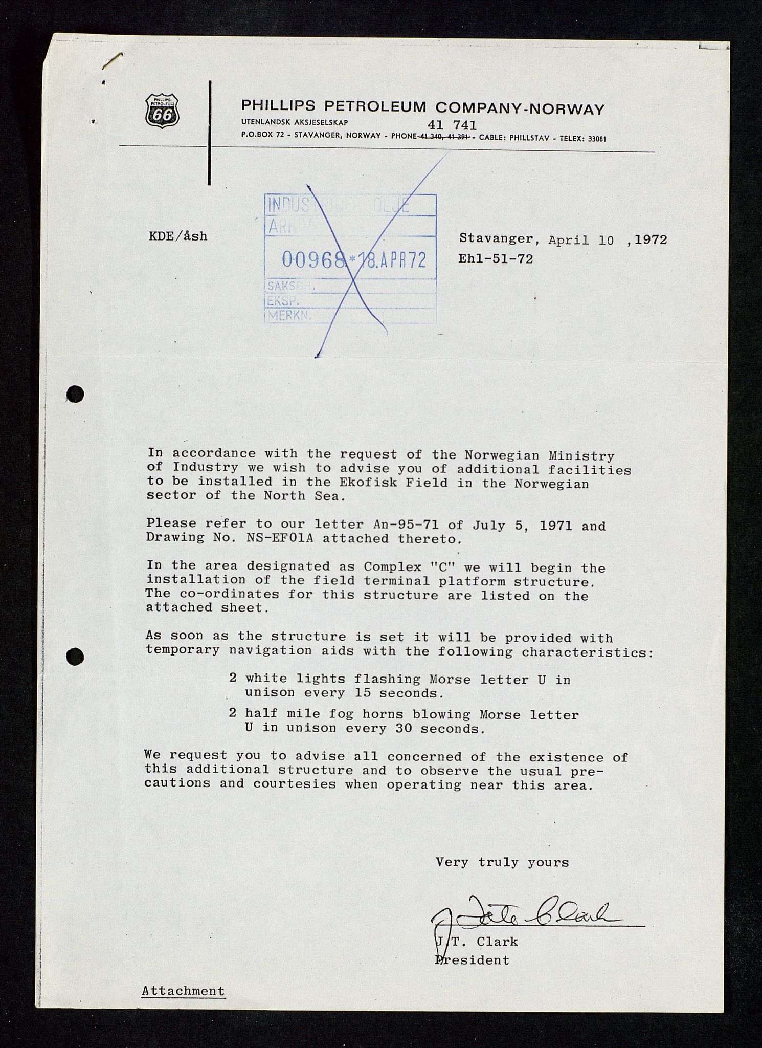 Industridepartementet, Oljekontoret, AV/SAST-A-101348/Db/L0004: Simulering, havmiljø og dykking, 1966-1973, s. 323