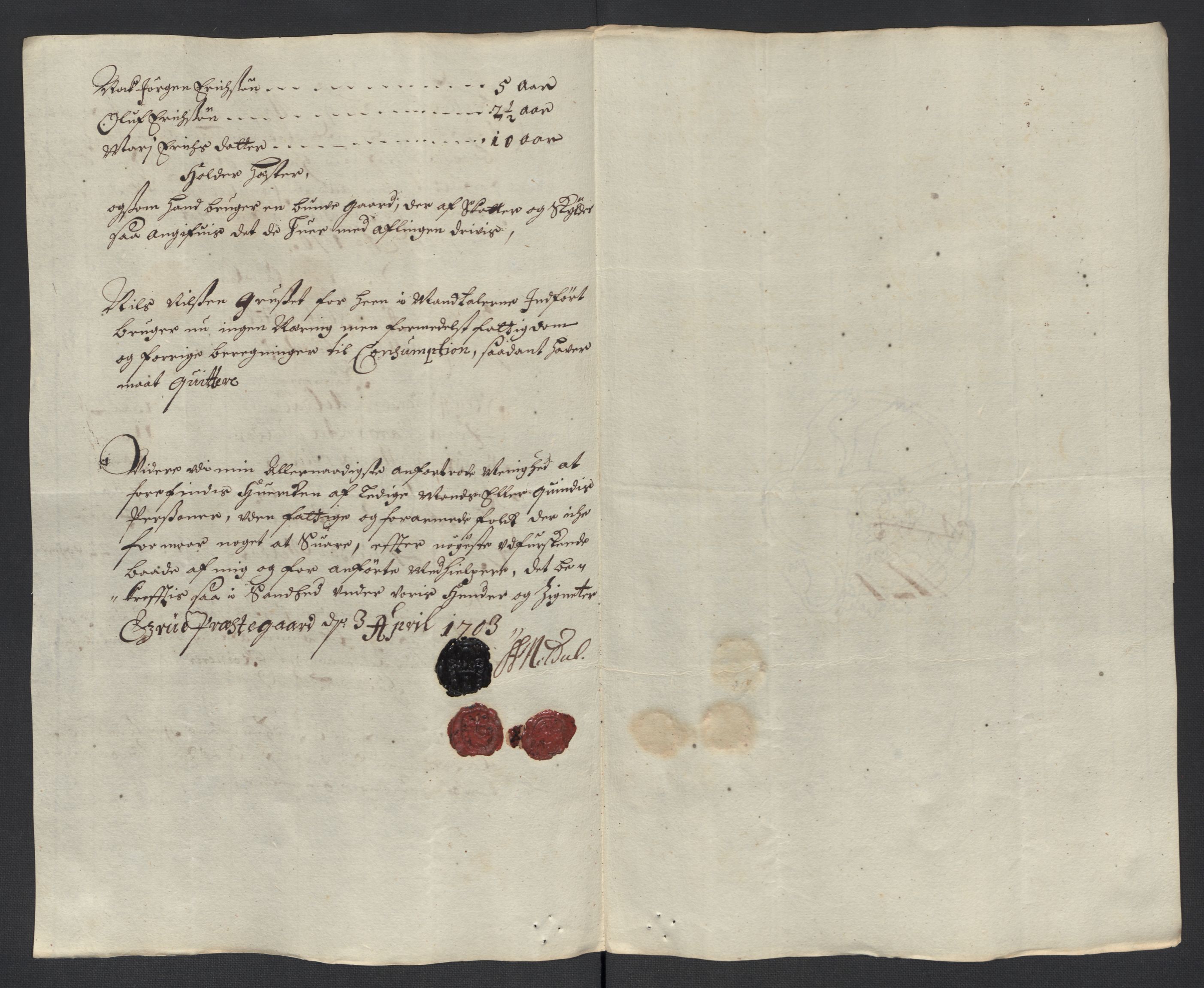 Rentekammeret inntil 1814, Reviderte regnskaper, Fogderegnskap, AV/RA-EA-4092/R13/L0841: Fogderegnskap Solør, Odal og Østerdal, 1703, s. 243