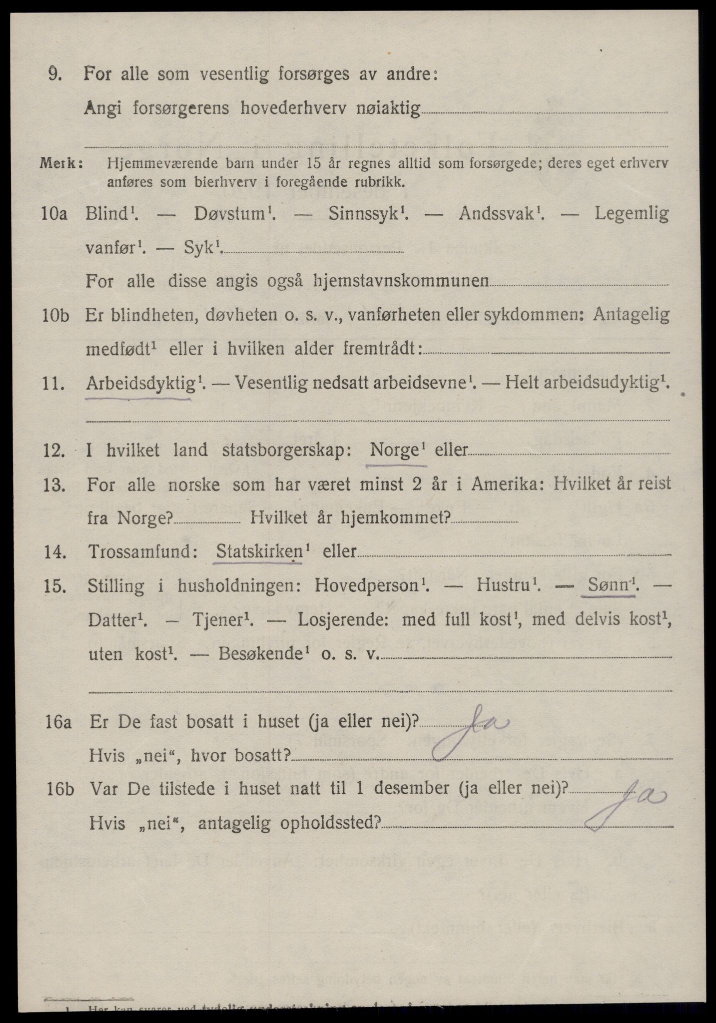 SAT, Folketelling 1920 for 1561 Øksendal herred, 1920, s. 1262
