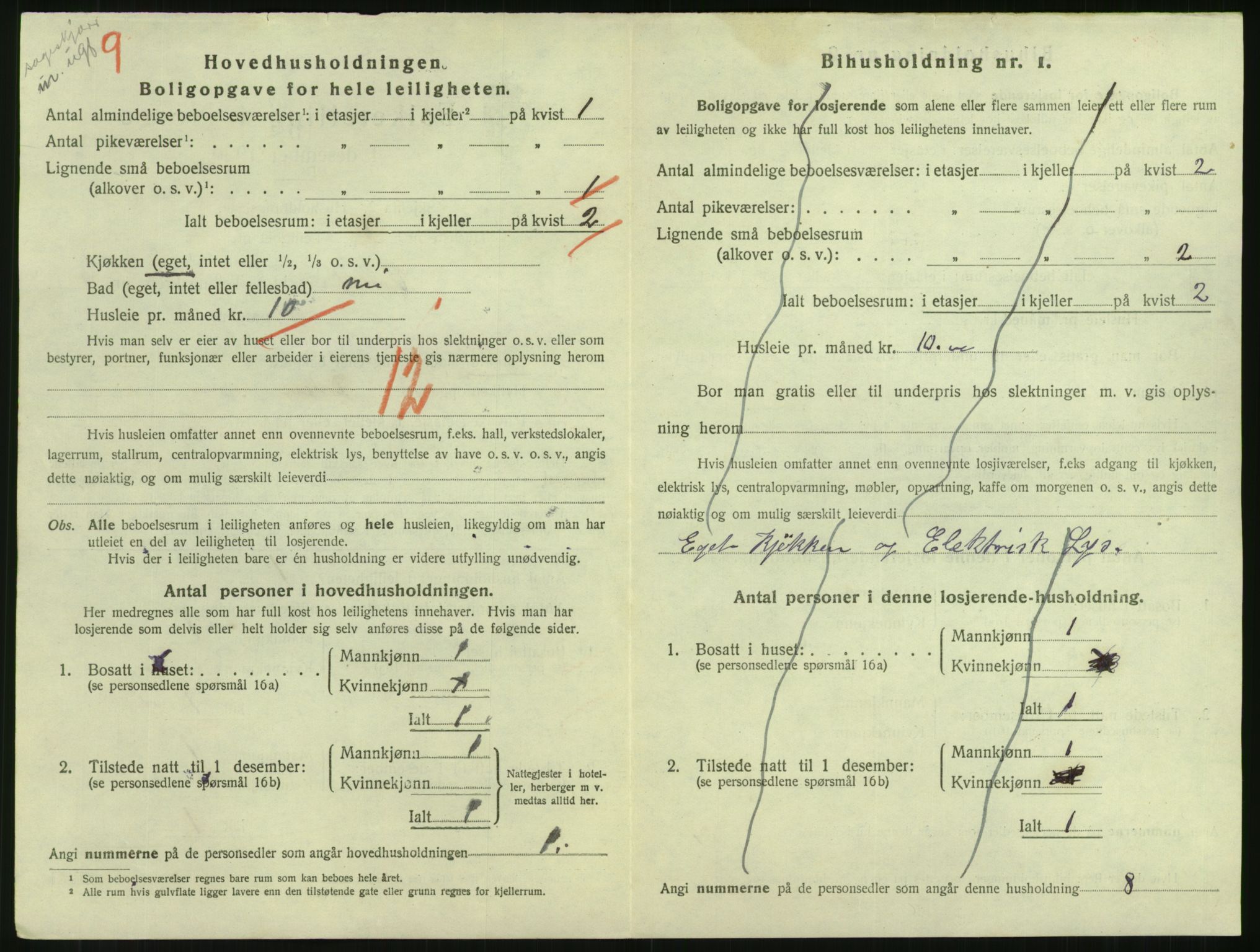 SAK, Folketelling 1920 for 1002 Mandal ladested, 1920, s. 1442