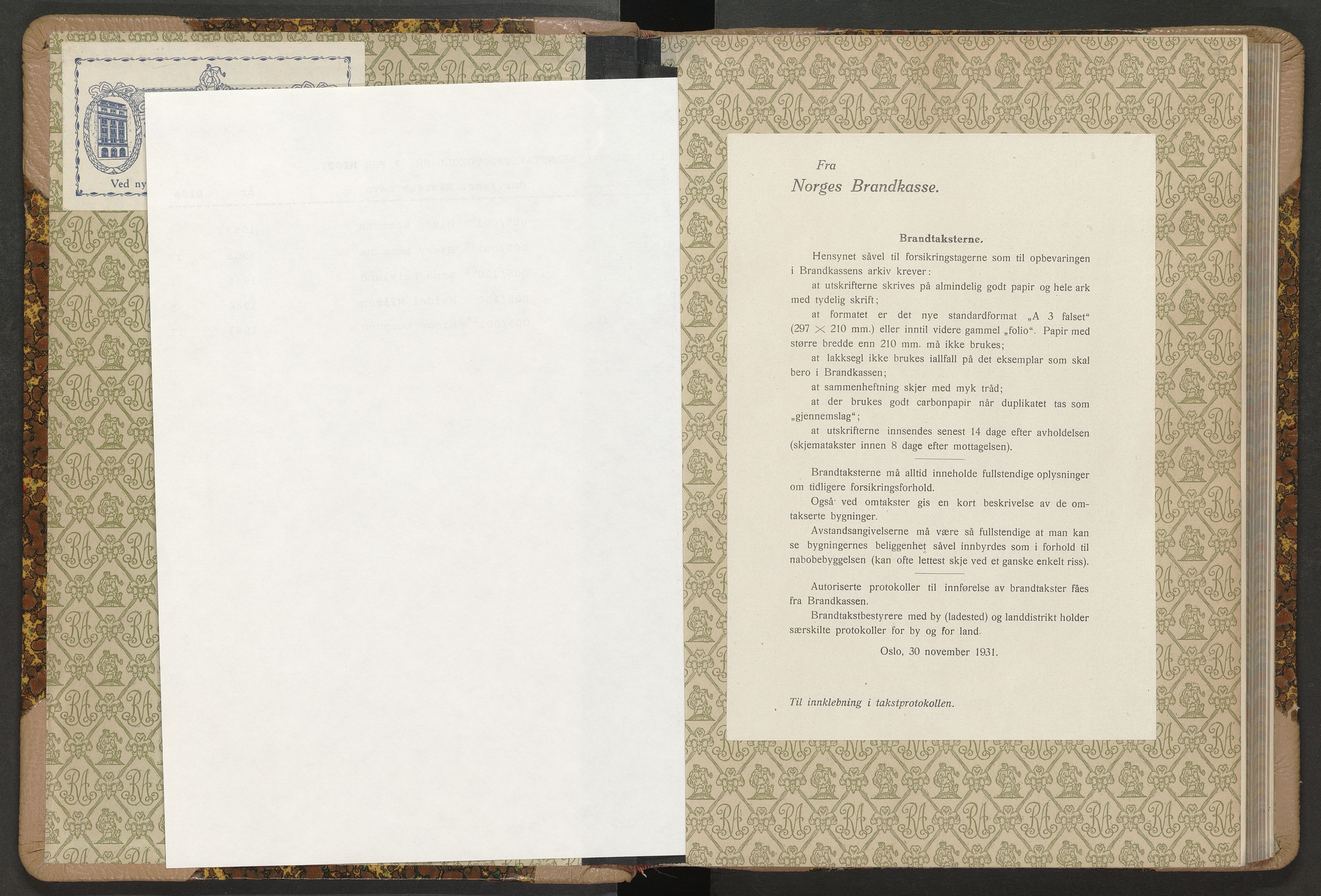 Norges Brannkasse Hisøy, AV/SAK-2241-0023/F/Fa/L0007: Branntakstprotokoll nr. 7, 1945-1953