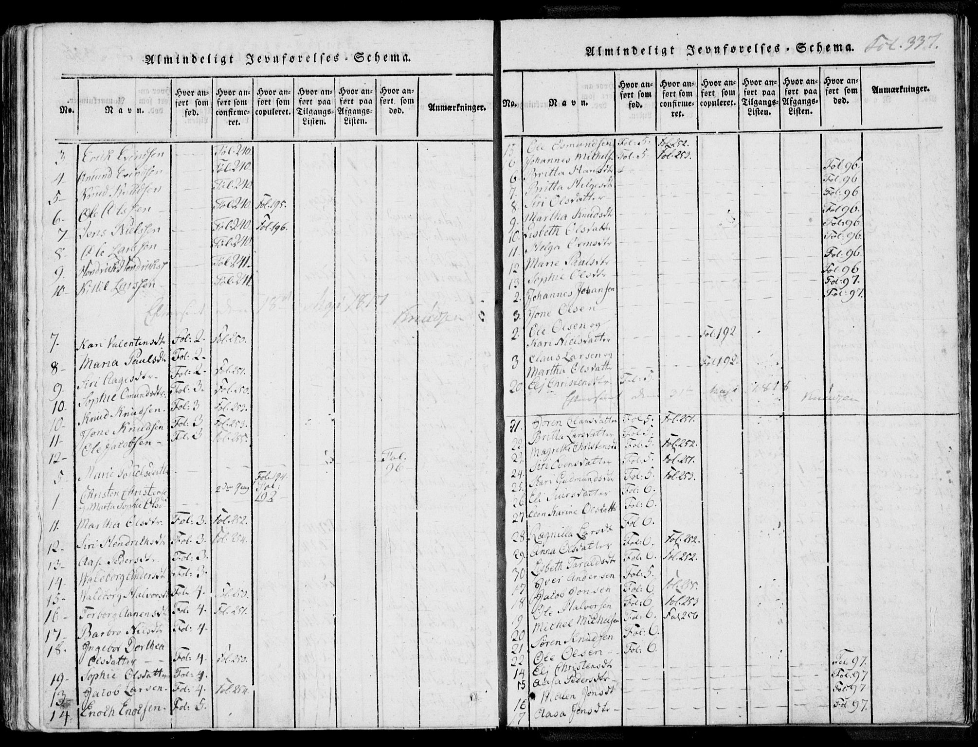 Nedstrand sokneprestkontor, AV/SAST-A-101841/01/IV: Ministerialbok nr. A 7, 1816-1870, s. 337