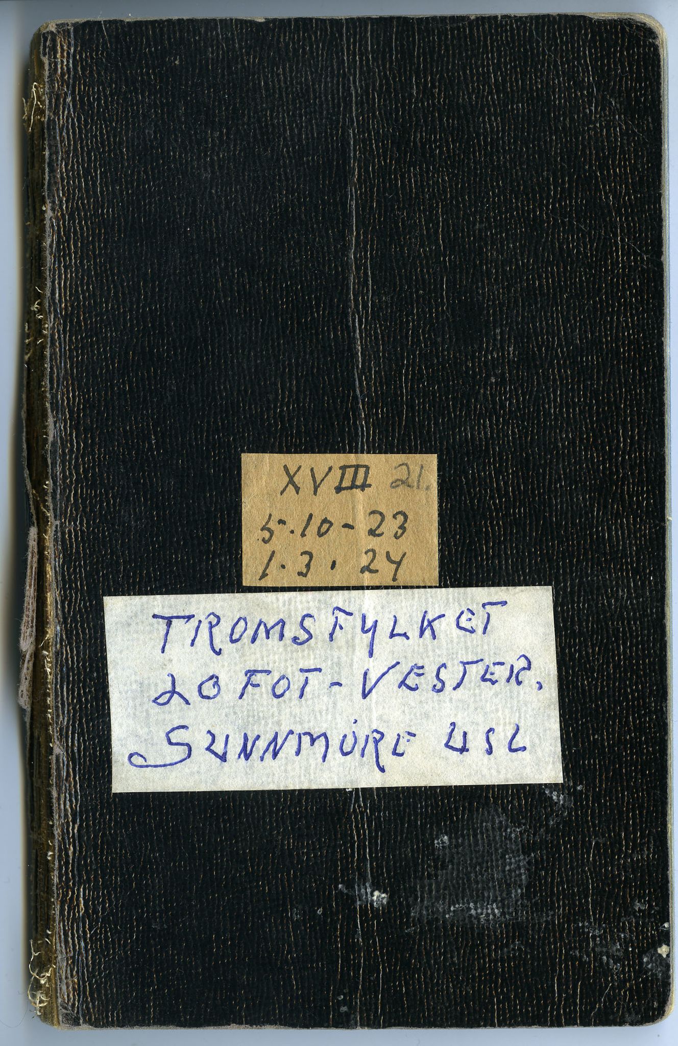 Gerhard Kjølås-arkivet, FMFB/A-1081/F/L0021: Bok XVIII, 1923-1924