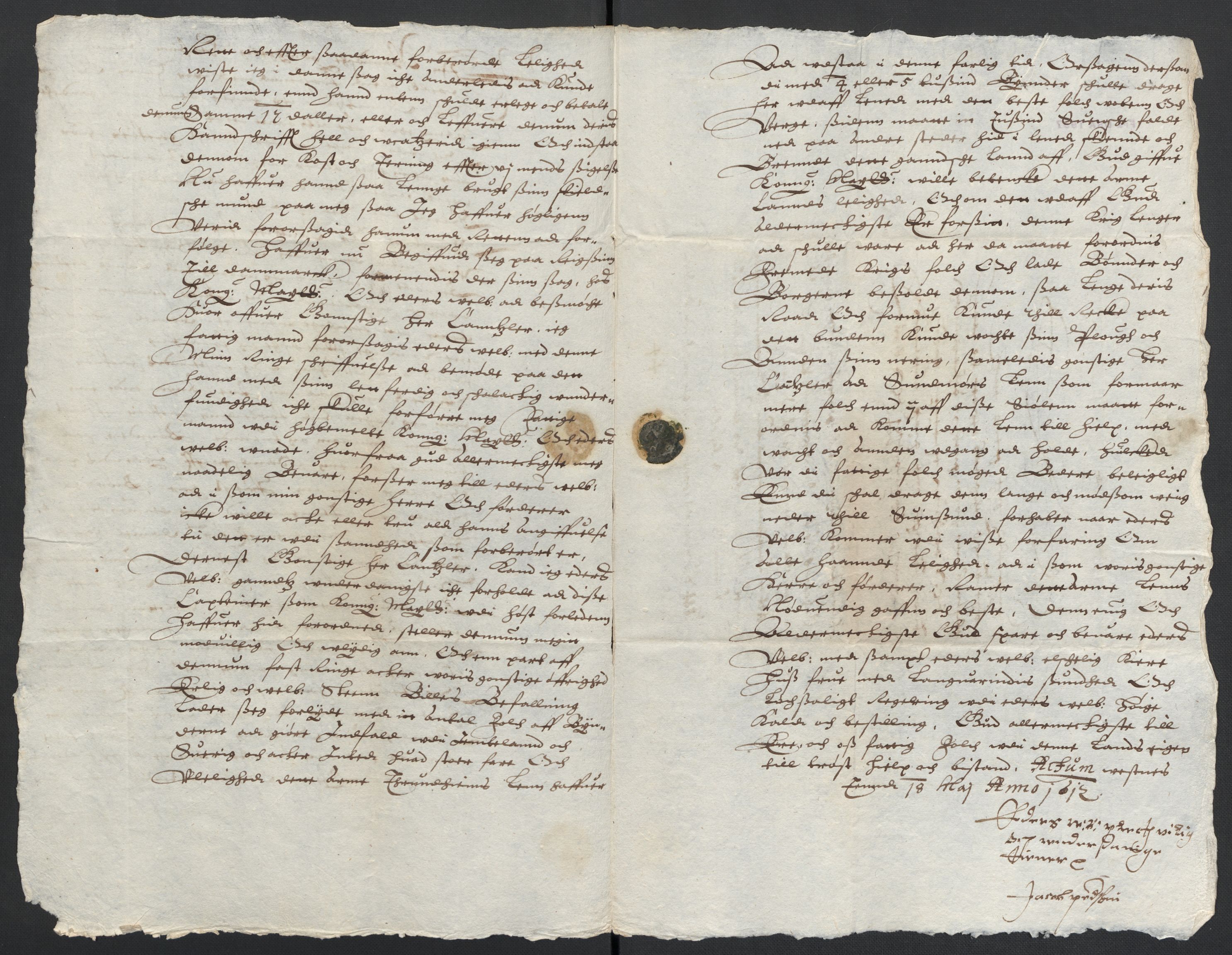 Danske Kanselli 1572-1799, AV/RA-EA-3023/F/Fc/Fcc/Fcca/L0001: Norske innlegg 1572-1799, 1574-1612, s. 374