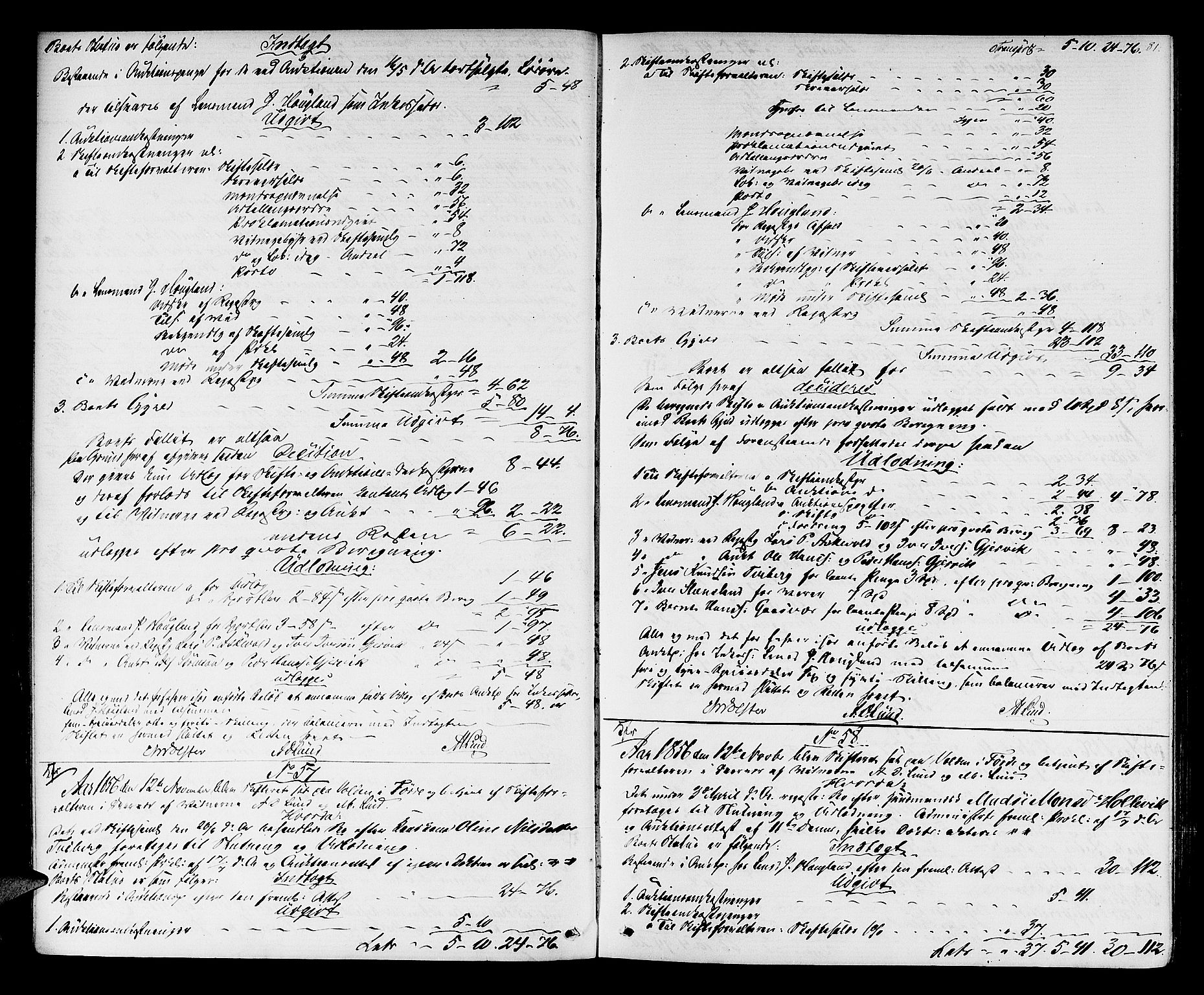 Sunnfjord tingrett, AV/SAB-A-3201/1/H/Hd/L0001: Skifteutlodningsprotokoll, 1855-1861, s. 80b-81a