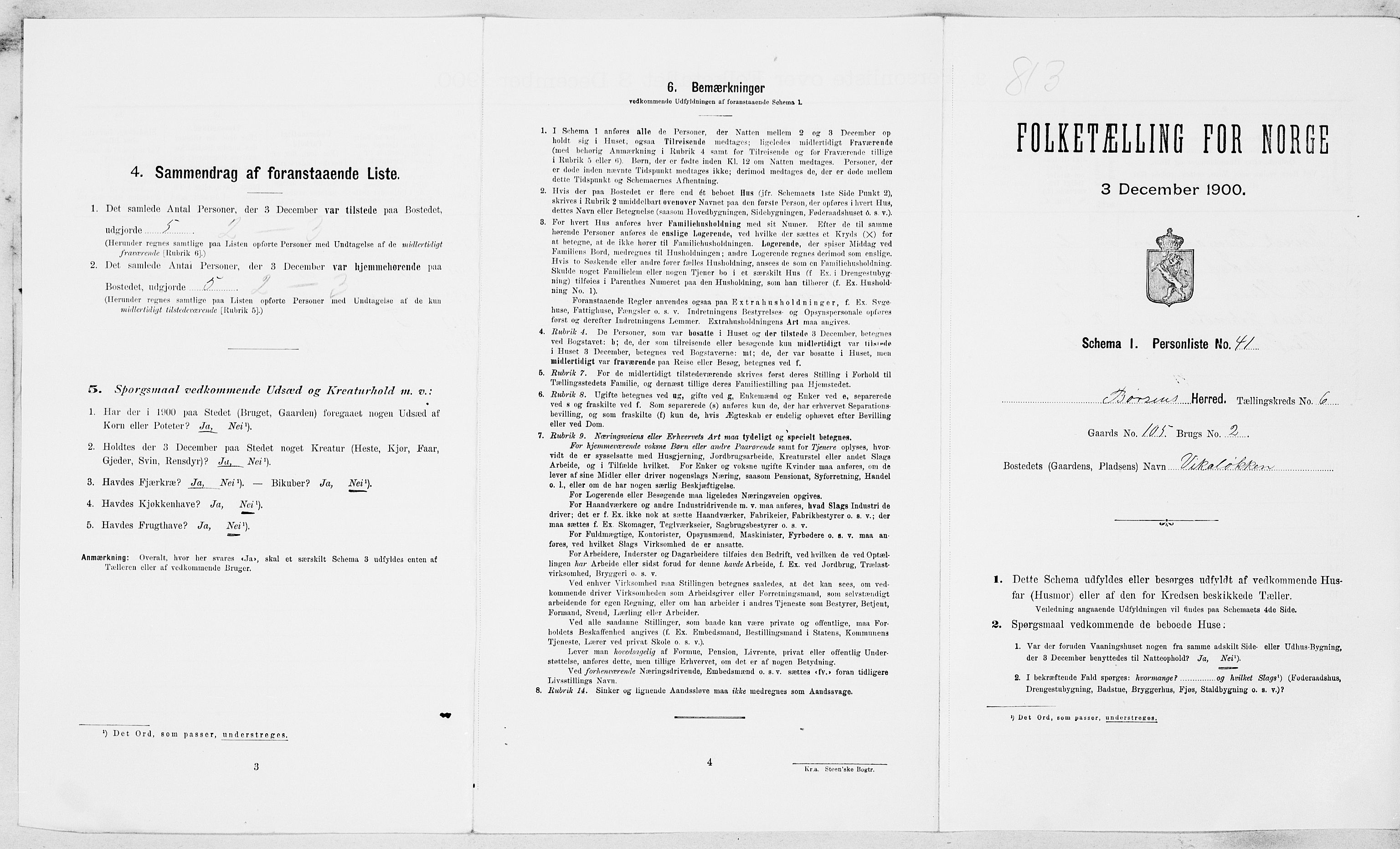 SAT, Folketelling 1900 for 1658 Børsa herred, 1900, s. 731