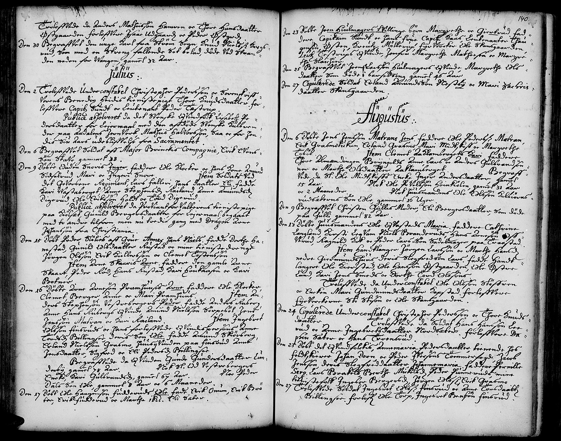 Vinger prestekontor, AV/SAH-PREST-024/H/Ha/Haa/L0001: Ministerialbok nr. 1, 1689-1729, s. 140