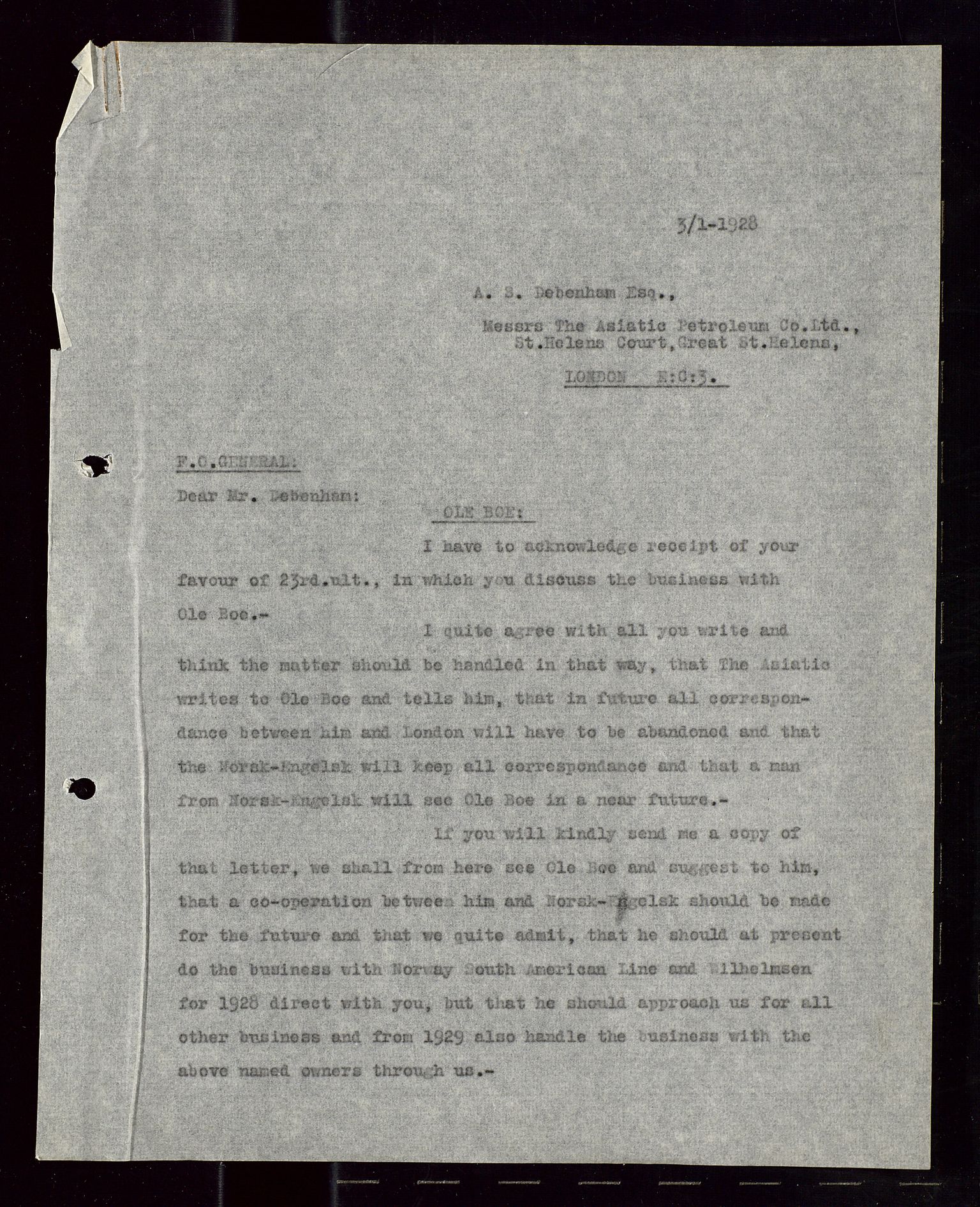Pa 1521 - A/S Norske Shell, AV/SAST-A-101915/E/Ea/Eaa/L0014: Sjefskorrespondanse, 1927-1928, s. 231