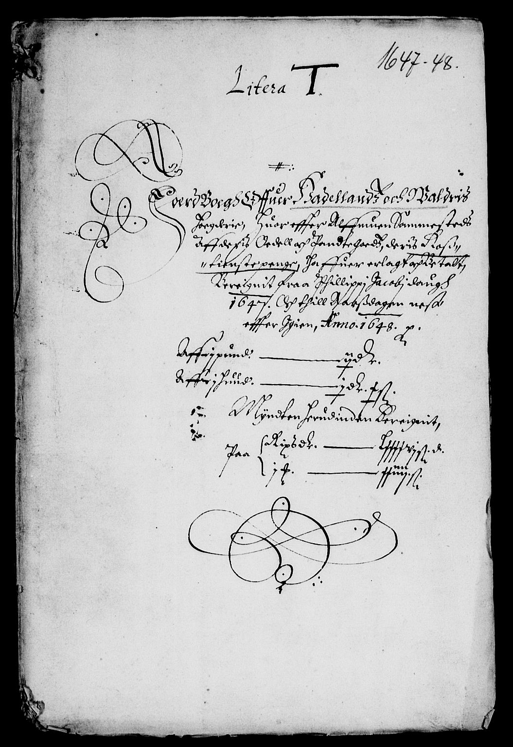 Rentekammeret inntil 1814, Reviderte regnskaper, Lensregnskaper, RA/EA-5023/R/Rb/Rba/L0193: Akershus len, 1647-1648