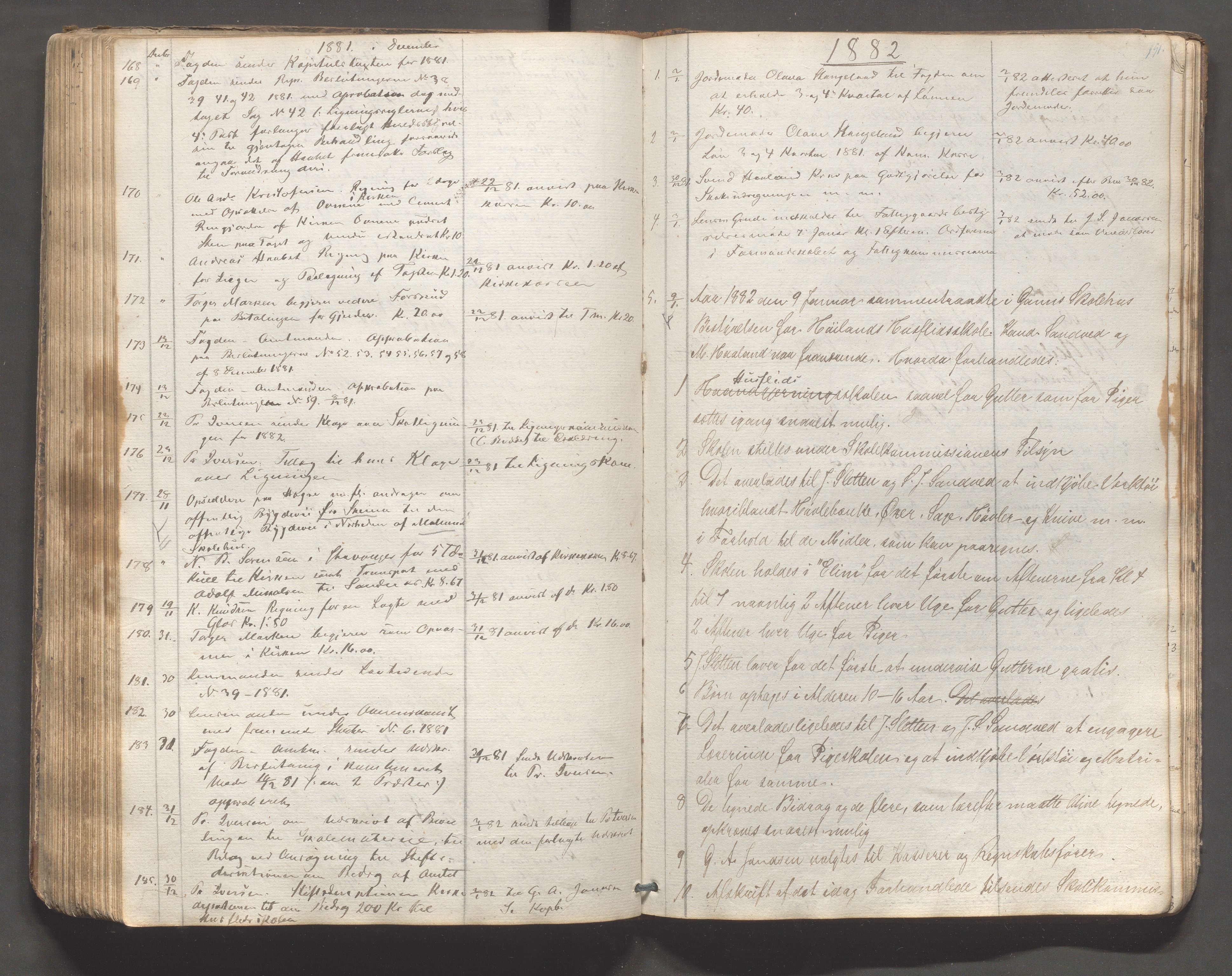 Høyland kommune - Formannskapet, IKAR/K-100046/C/L0001: Journal, 1838-1887, s. 151