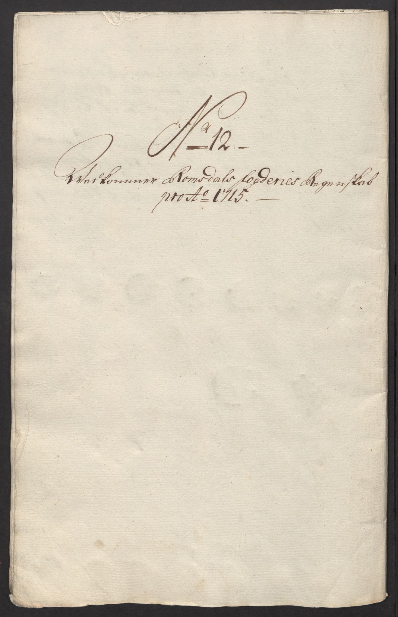 Rentekammeret inntil 1814, Reviderte regnskaper, Fogderegnskap, RA/EA-4092/R55/L3663: Fogderegnskap Romsdal, 1715-1716, s. 141