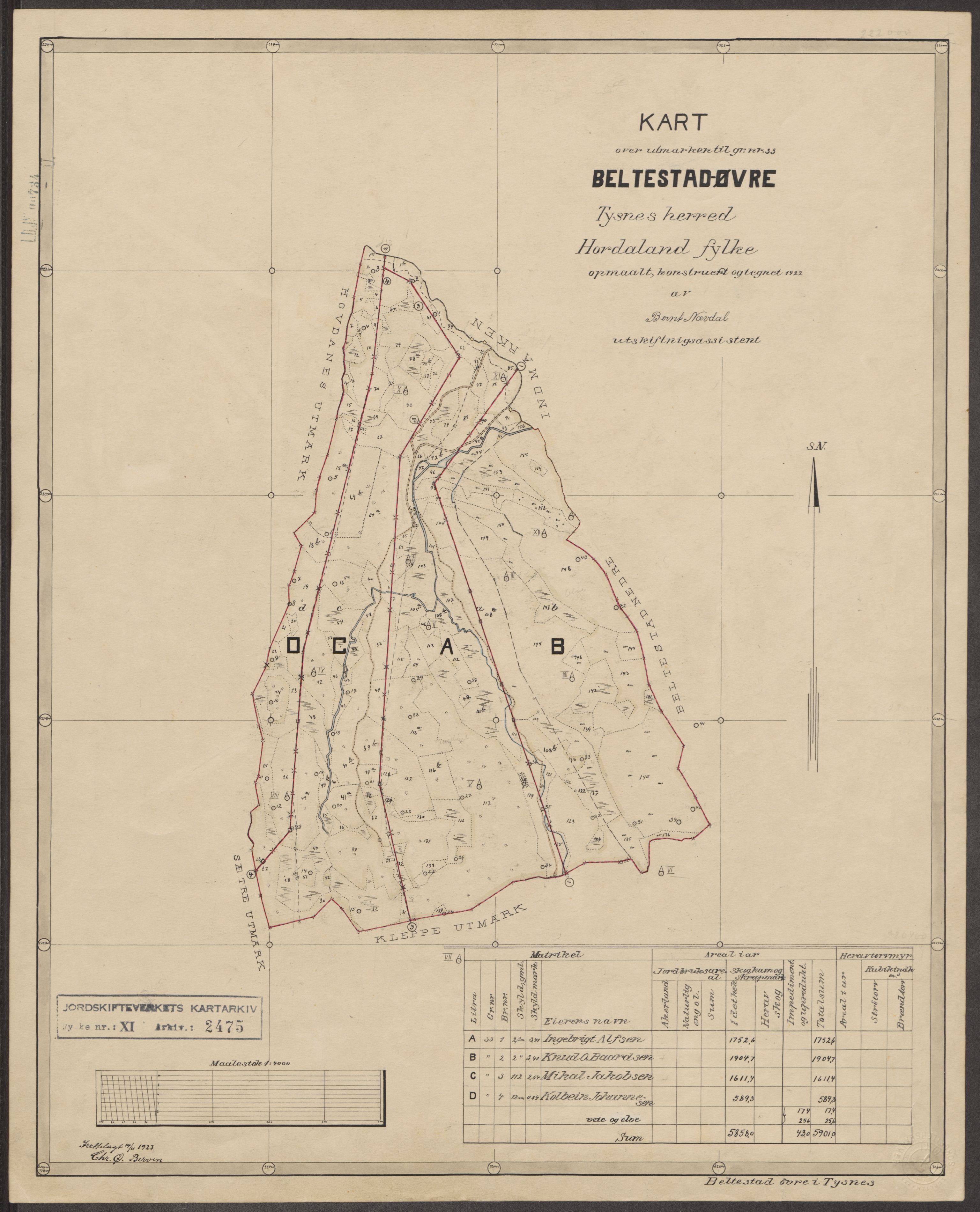 Jordskifteverkets kartarkiv, AV/RA-S-3929/T, 1859-1988, s. 2778