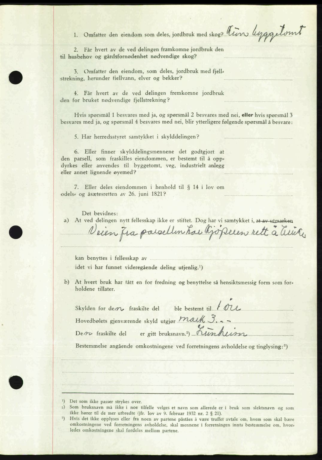 Romsdal sorenskriveri, AV/SAT-A-4149/1/2/2C: Pantebok nr. A30, 1949-1949, Dagboknr: 2563/1949